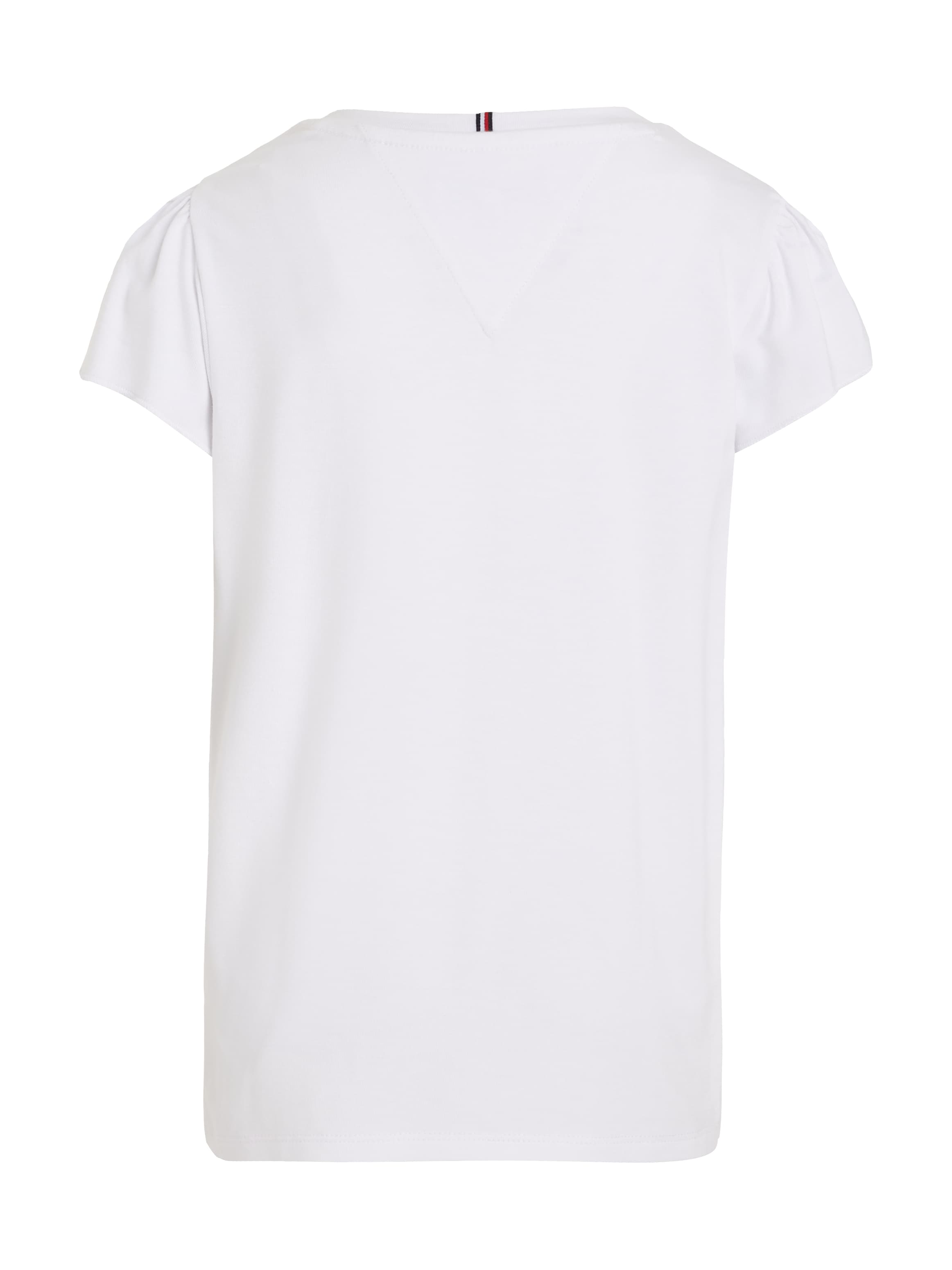 Tommy Hilfiger T-Shirt »FLOWER PUFF PRINT REG TEE SS«, Kinder bis 16 Jahre mit Markenprint