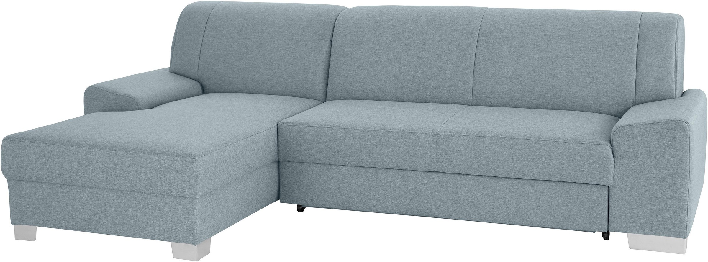 DOMO collection Ecksofa »Anzio L-Form, whlw. Bettfunktion, Federkern, hochw günstig online kaufen