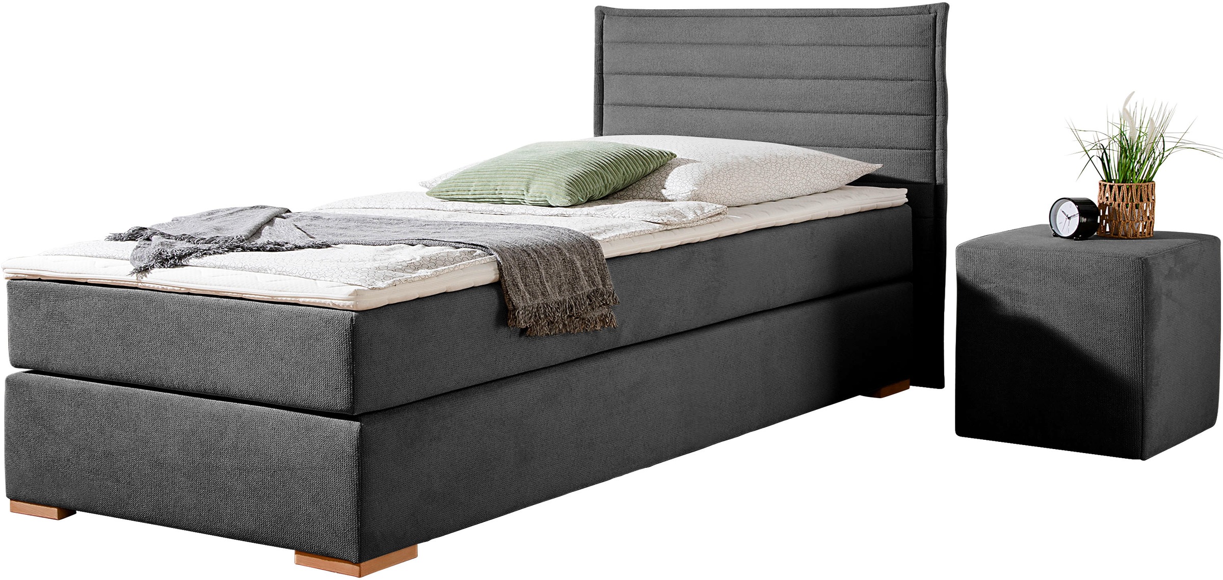 Home affaire Boxspringbett »"Östermoor"«, in H2, H3 oder H4 erhältlich
