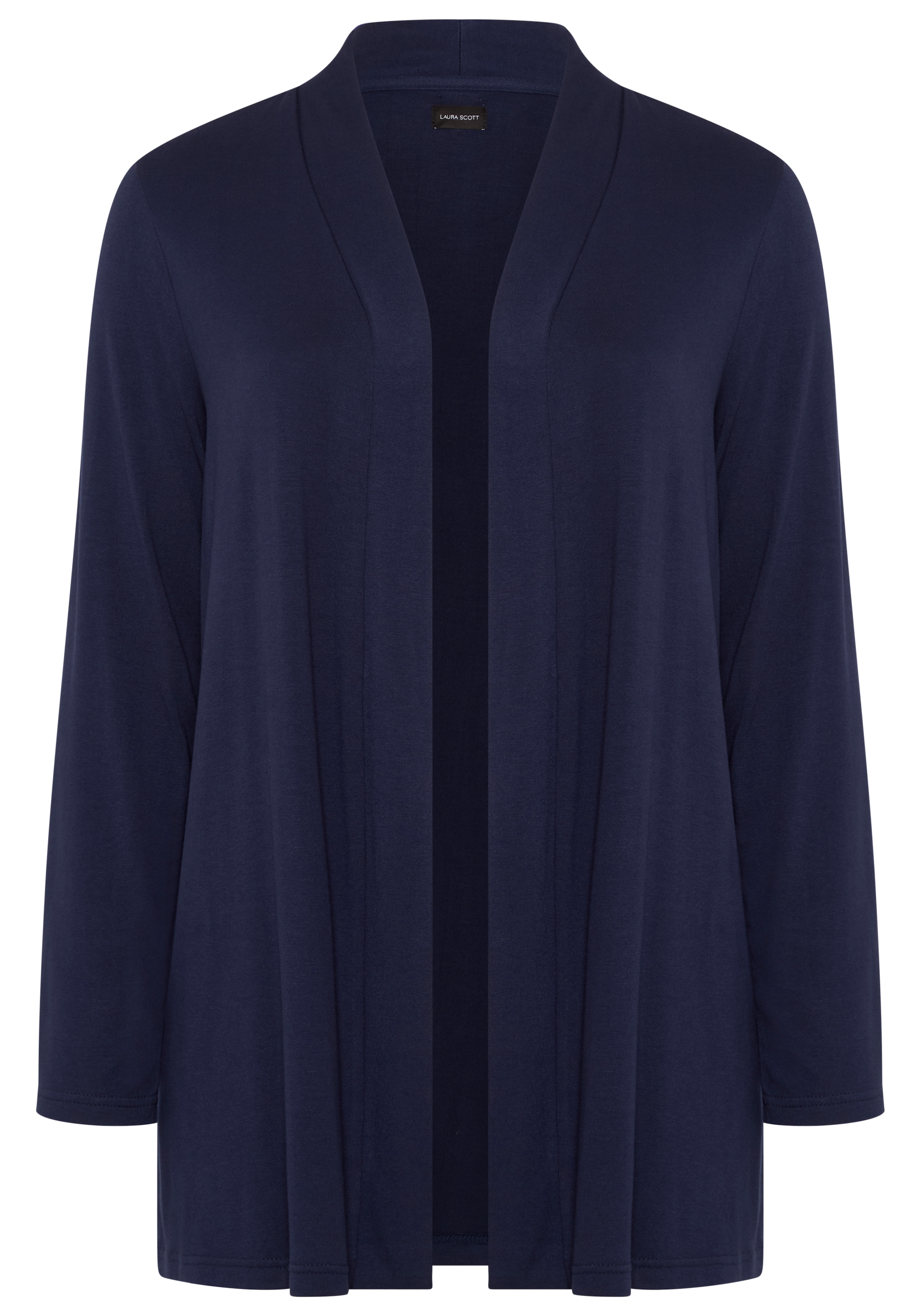 Laura Scott CURVE Strickjacke »Große Größen« aus angenehmem fließendem Jerseymaterial