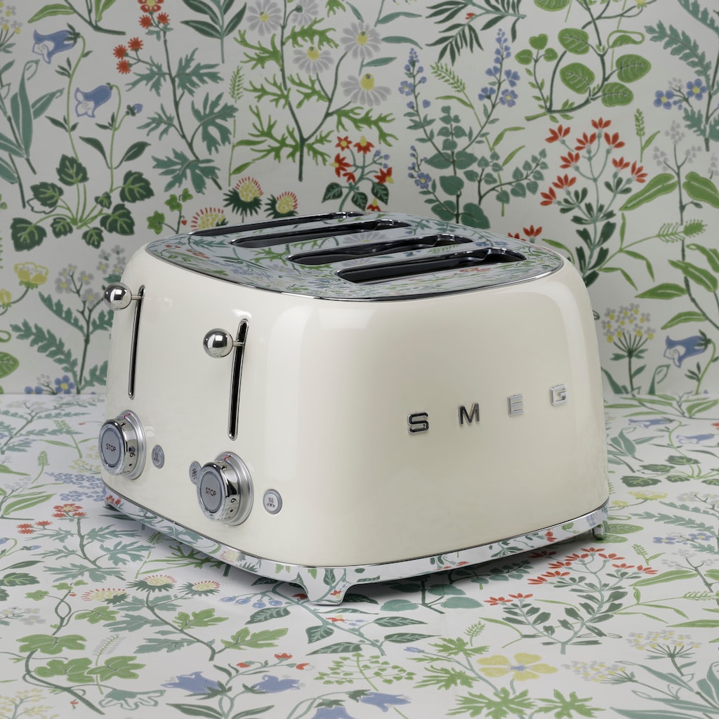 Smeg Toaster »TSF03CREU«, 4 kurze Schlitze, 3000 W