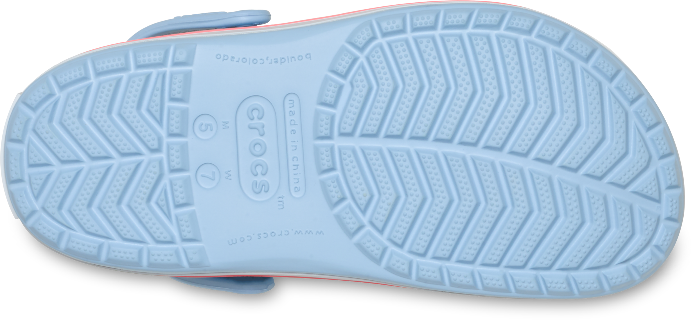 Crocs Clog »Crocband Clog«  Sommerschuh, Schlappen, Hausschuh mit zweifarbiger Laufsohle