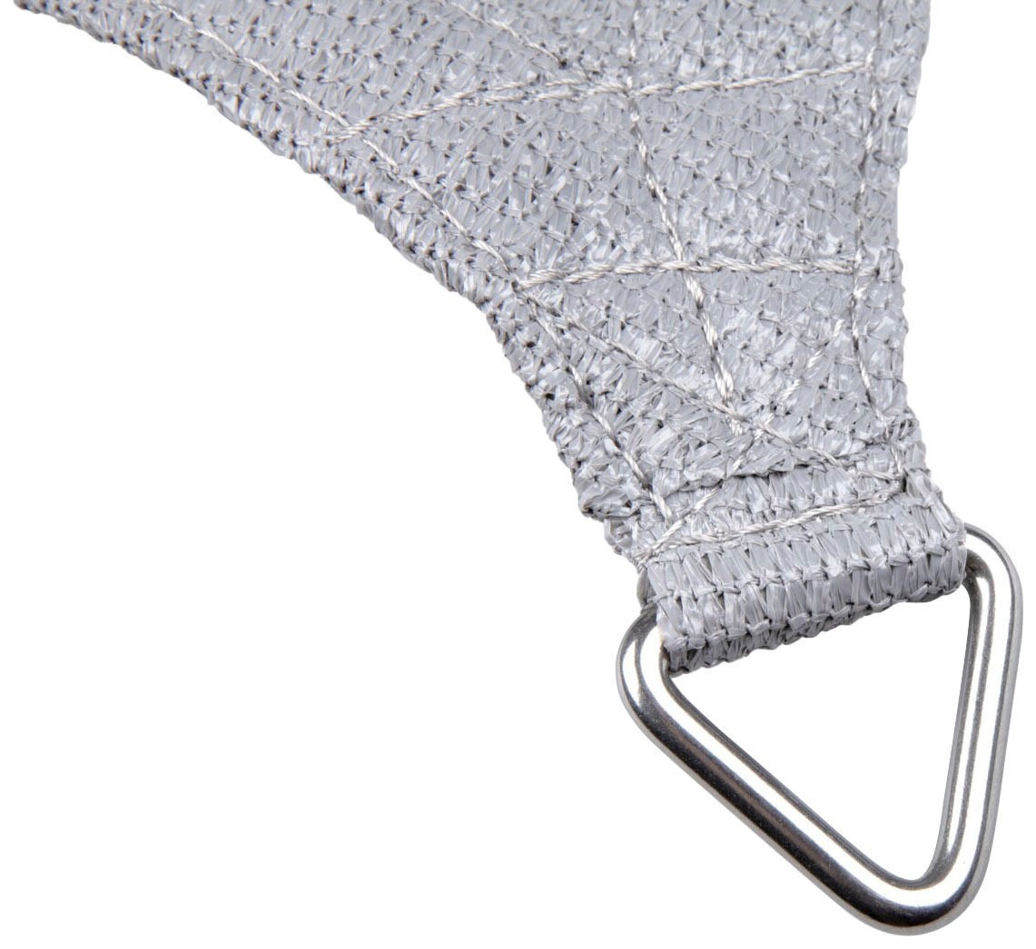 Windhager Sonnensegel »Elba Quadrat«, 3,6x3,6m, grau