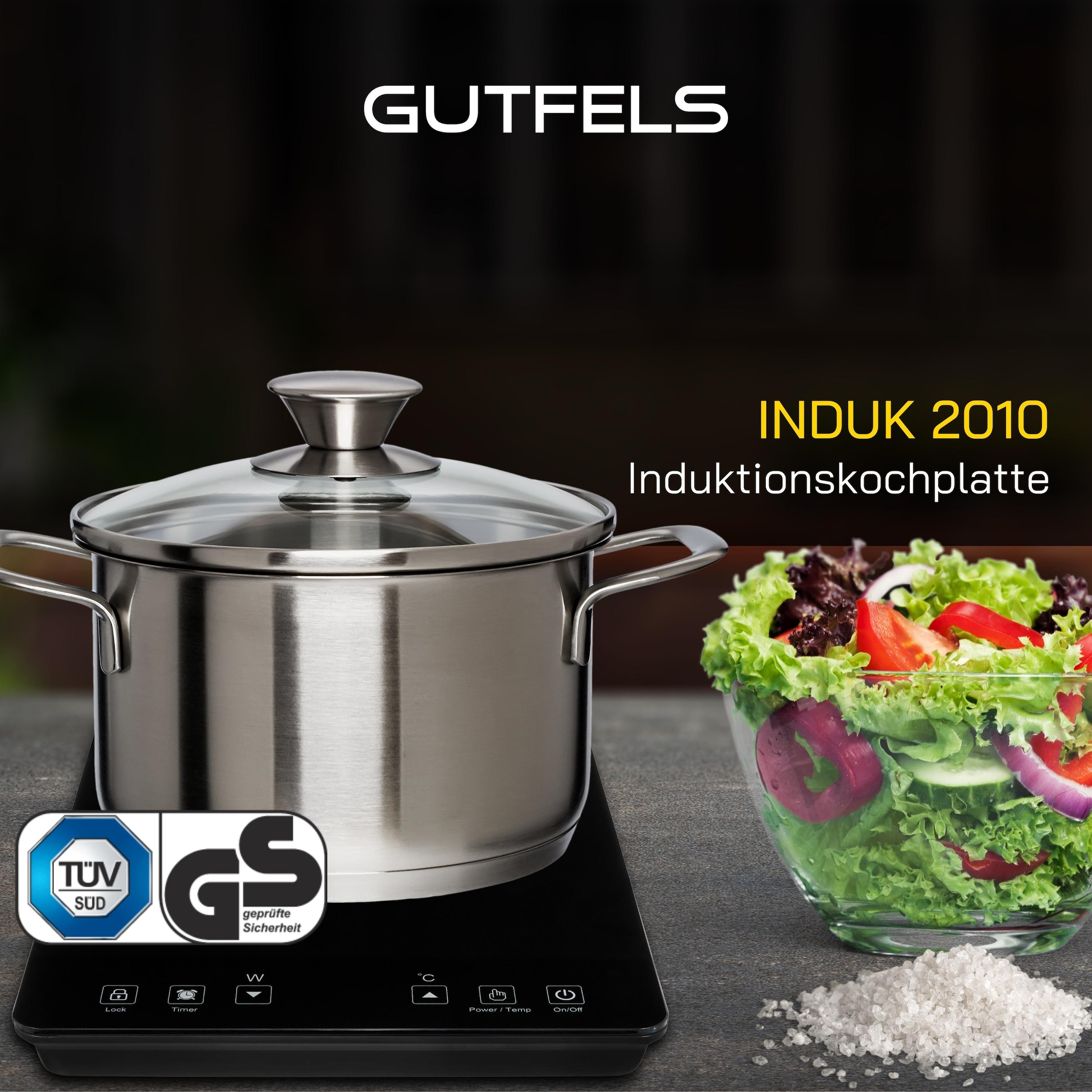 Gutfels Einzel-Induktionskochplatte »INDUK 2010«