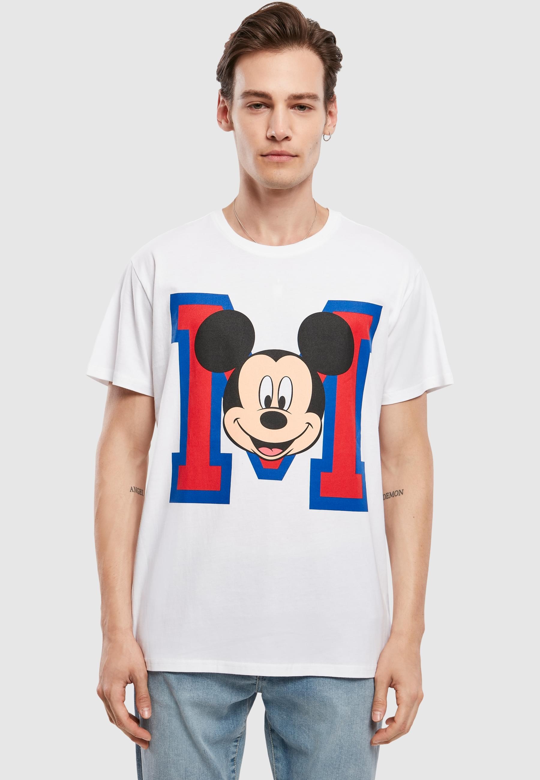Merchcode T-Shirt »Merchcode Herren Mickey Mouse M Face« 1 Stk.