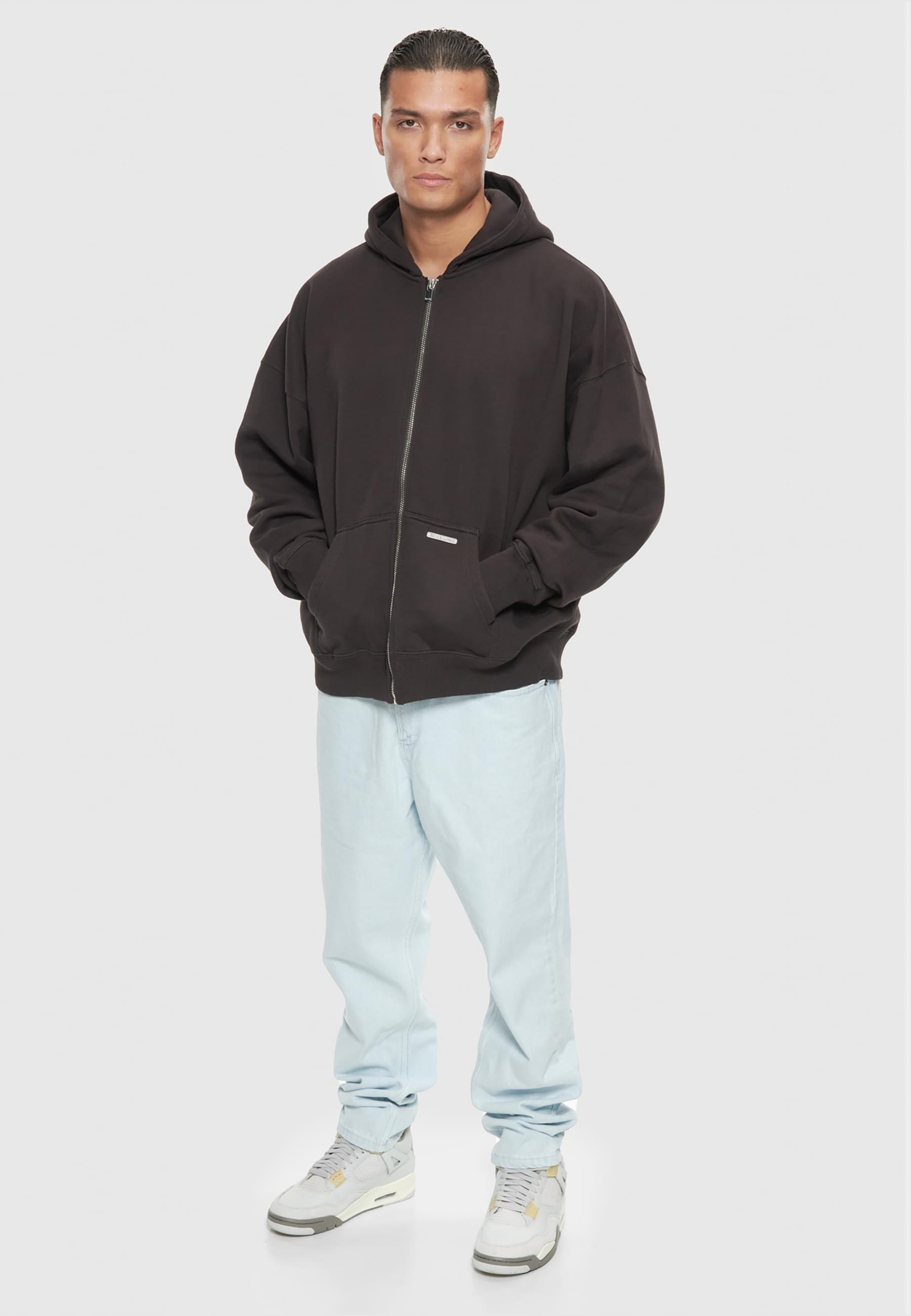 Dropsize Sweatjacke »Dropsize Herren Bazix Republiq Super Heavy Rib Zipper«