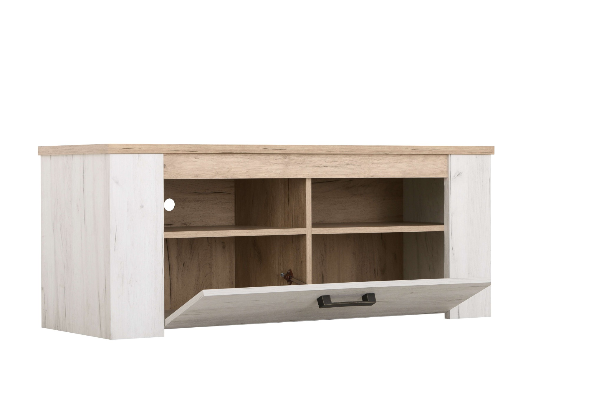 Home affaire Lowboard »Kent TV-Sideoard 120 cm, mit zwei geschlossenen Fächern«, TV-Kommode mit viel Platz, für moderne Fernseher in jedem Wohnzimmer