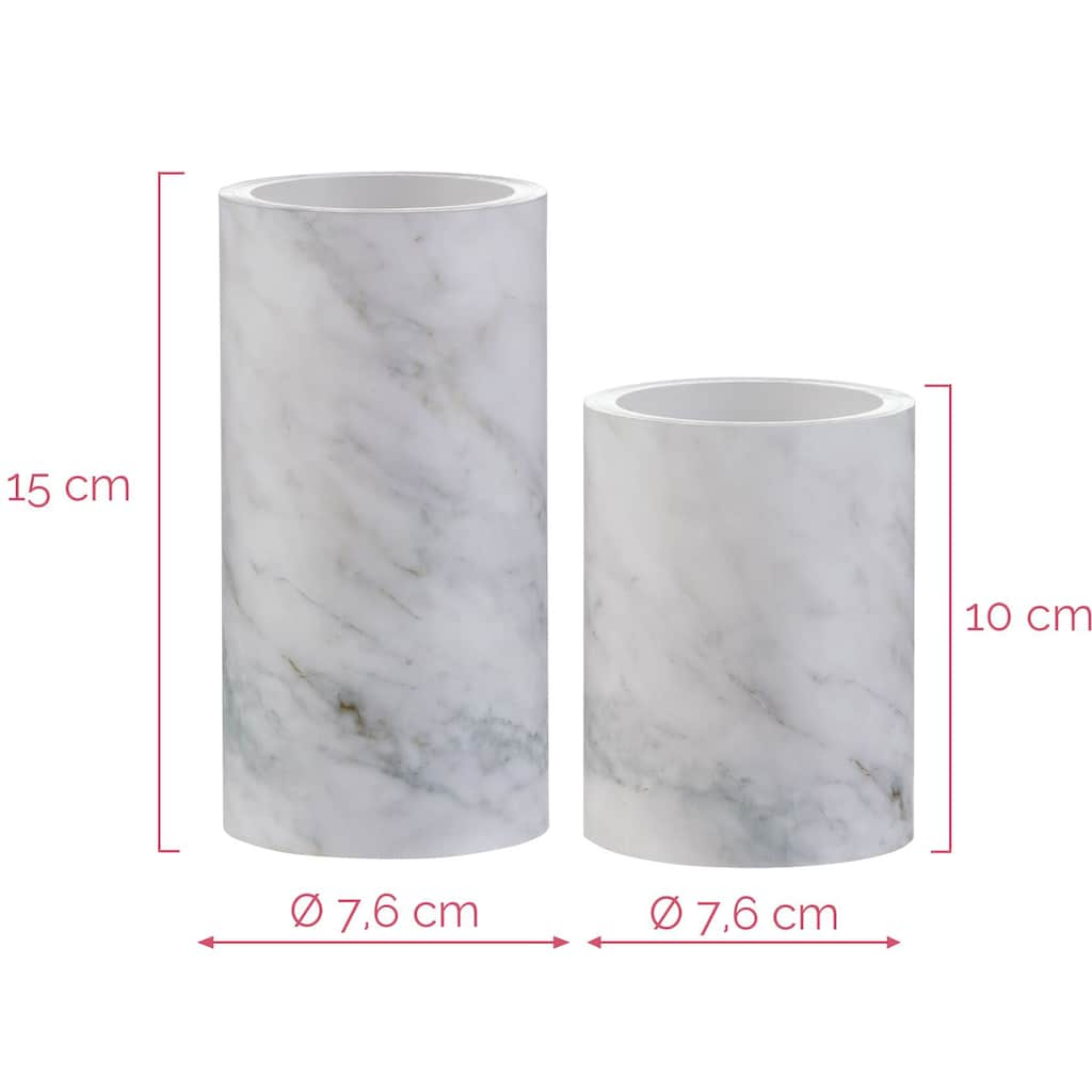 Pauleen LED-Kerze »Cosy Marble Candle Wachskerze«