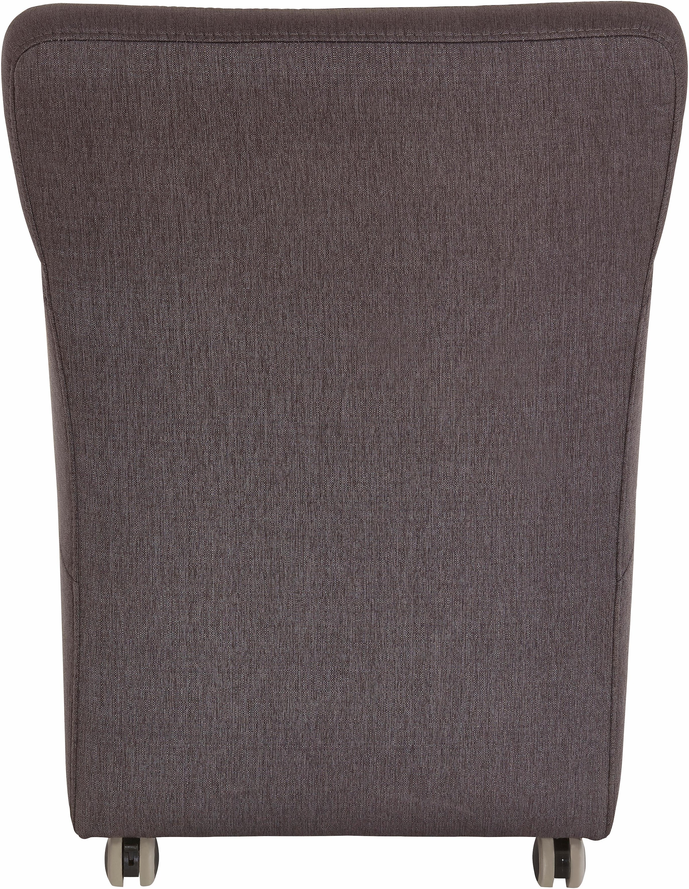 exxpo - sofa fashion Sessel »Intenso, Loungesessel, modern, wahlweise in Leder oder Textil«, hohe Bodenfreiheit, frei im Raum stellbar, hoher Sitzkomfort