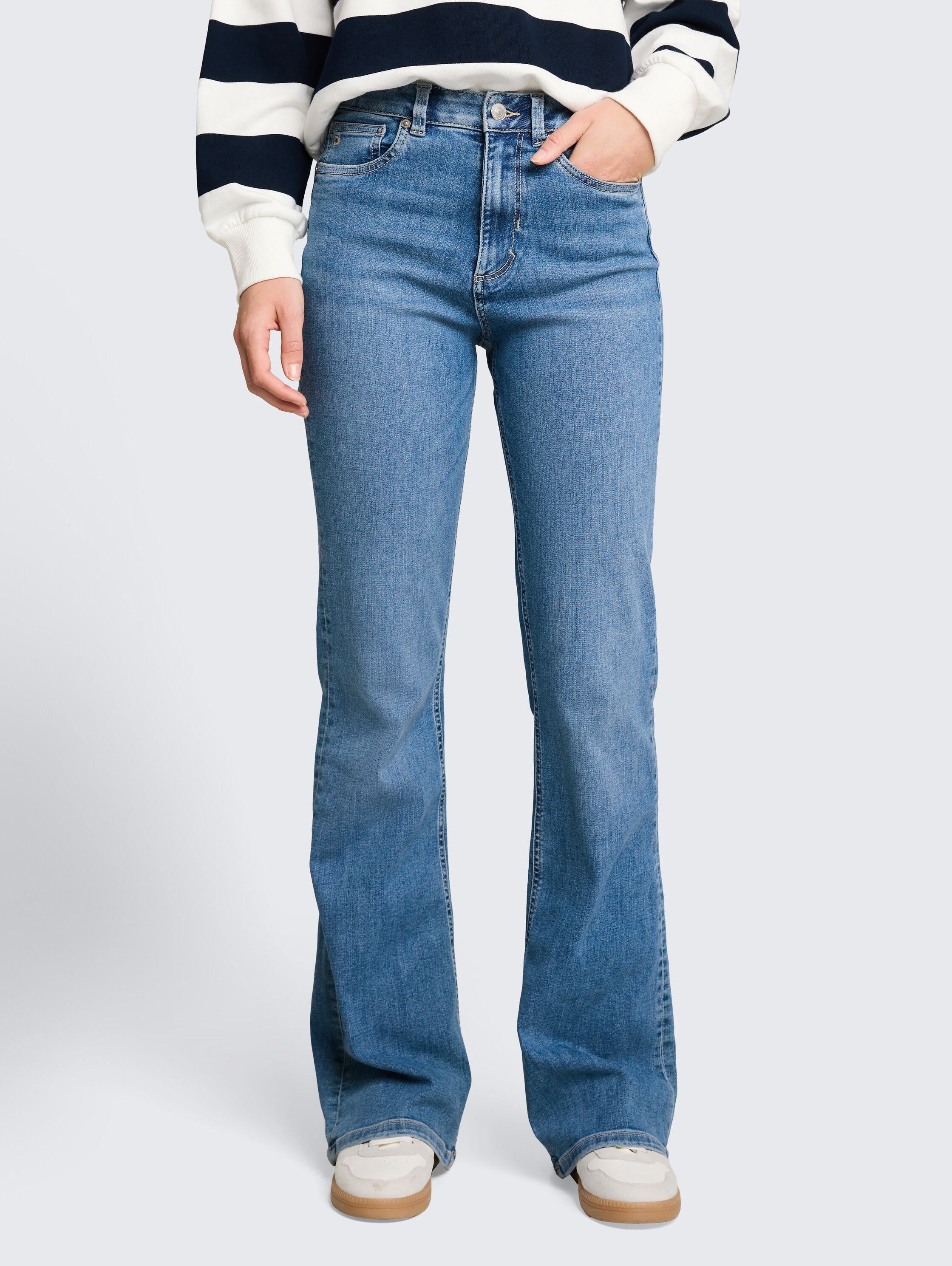 TOM TAILOR Denim 5-Pocket-Jeans »Style Ava Flared« mit Stretch