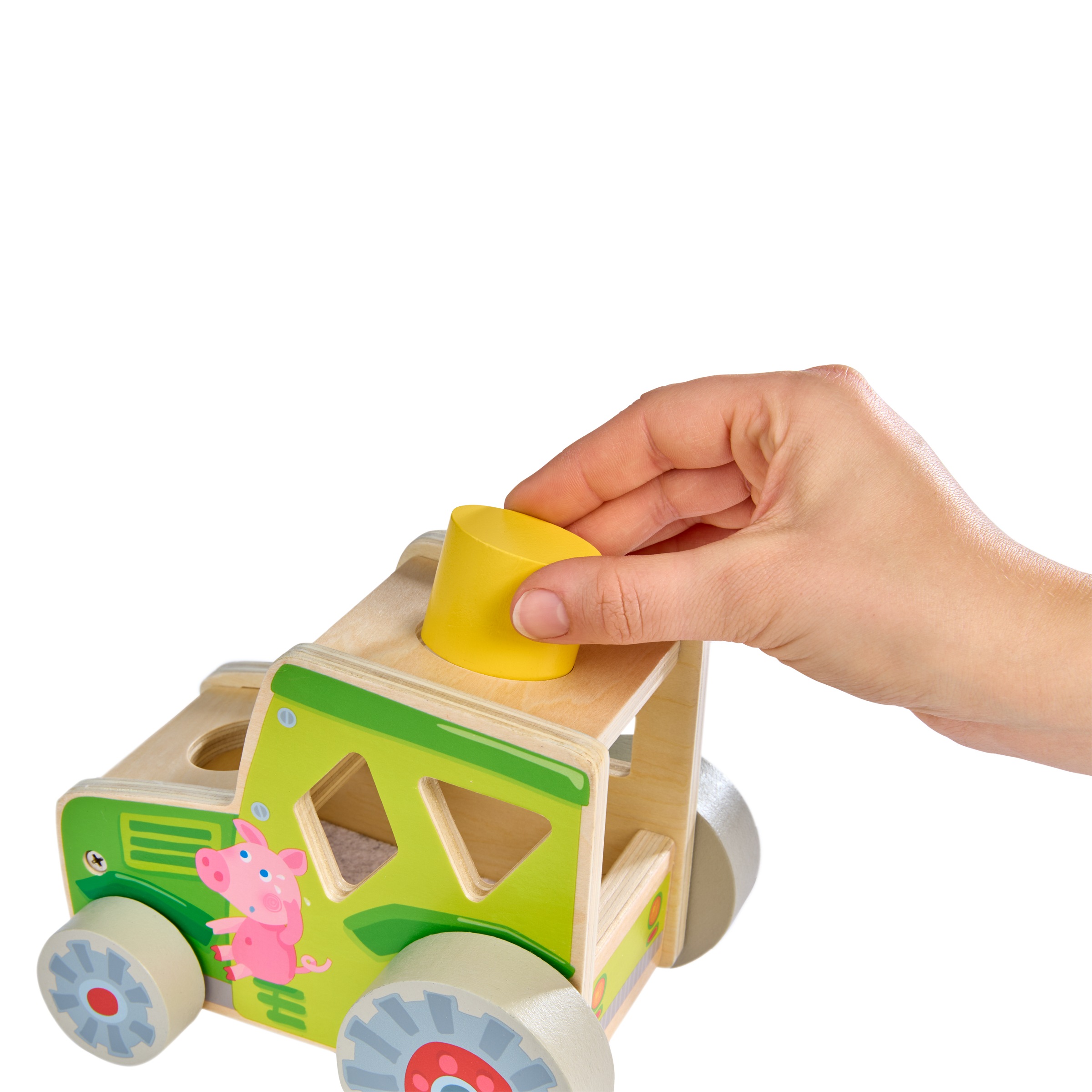 Haba Steckspielzeug »Sortierbox Traktor«