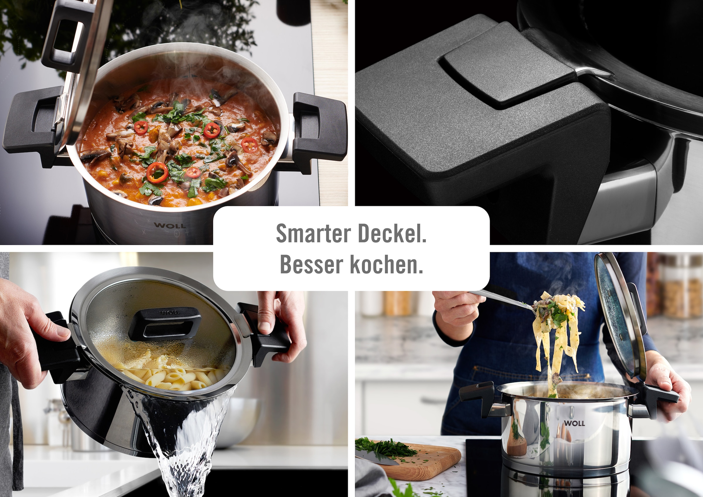 WOLL Topf-Set »Concept« Set, 6 Stk. tlg. Edelstahl 18/10