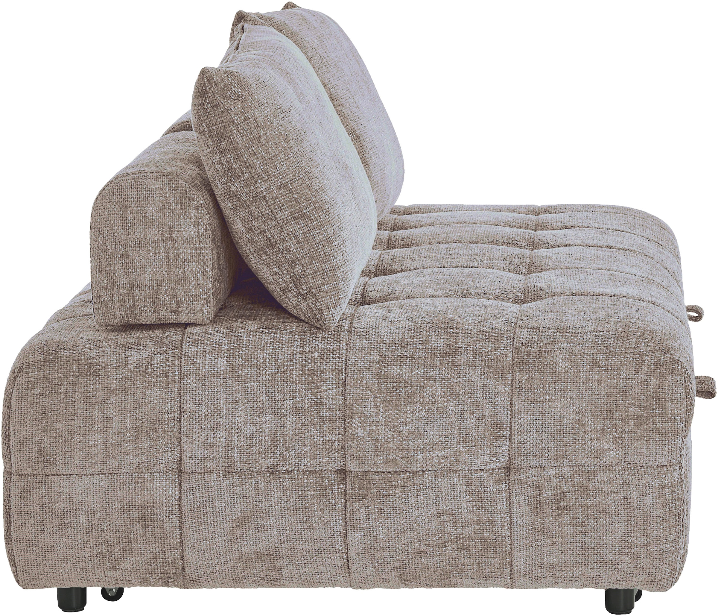 ATLANTIC home collection Schlafsofa »Kuno, B:140cm« 2-Sitzer Schlafsofa mit Sitztiefenverstellung (2x)