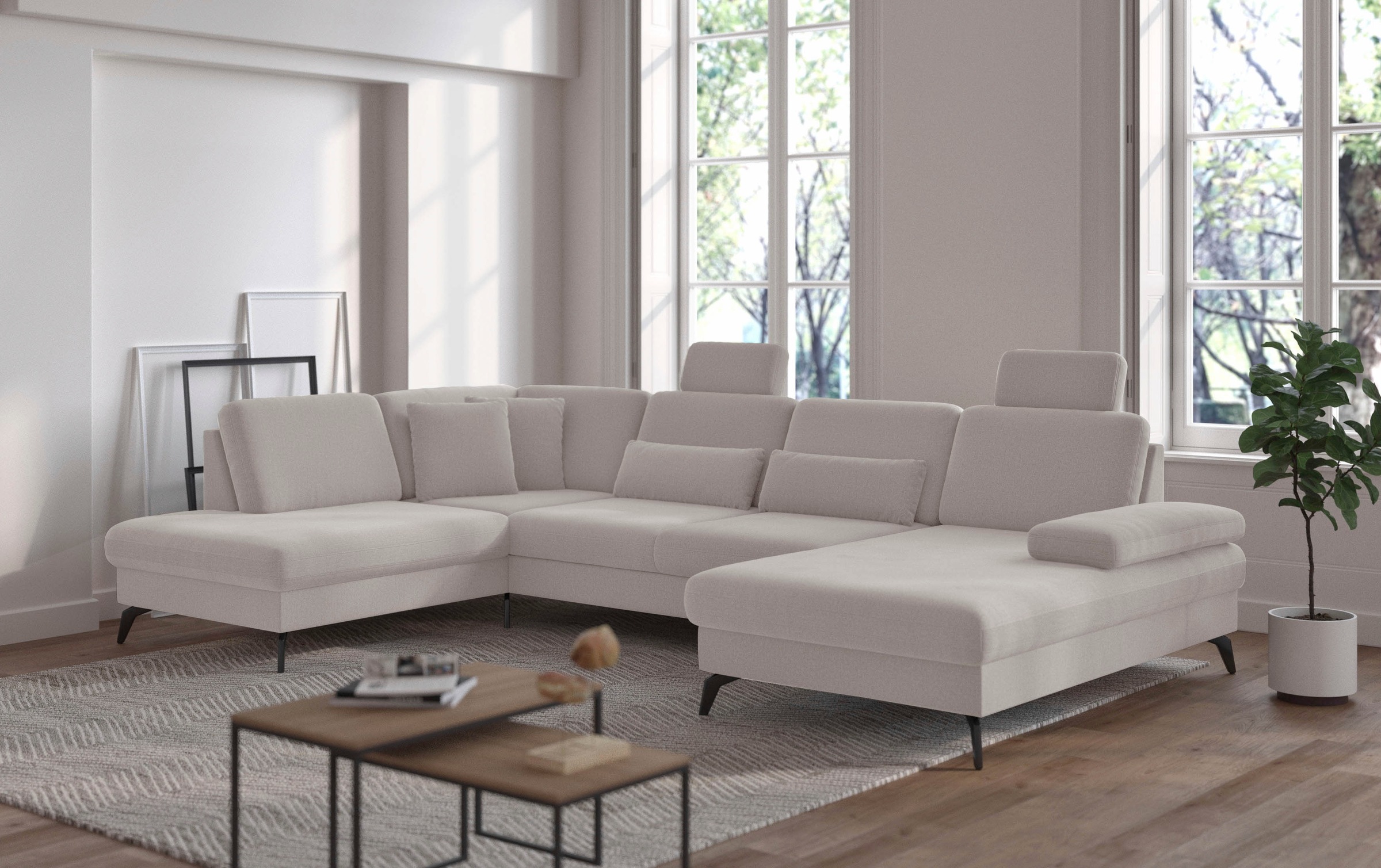 sit&more Wohnlandschaft "Morris Jubi" wahlweise mit Armteilverstellung, Bet günstig online kaufen