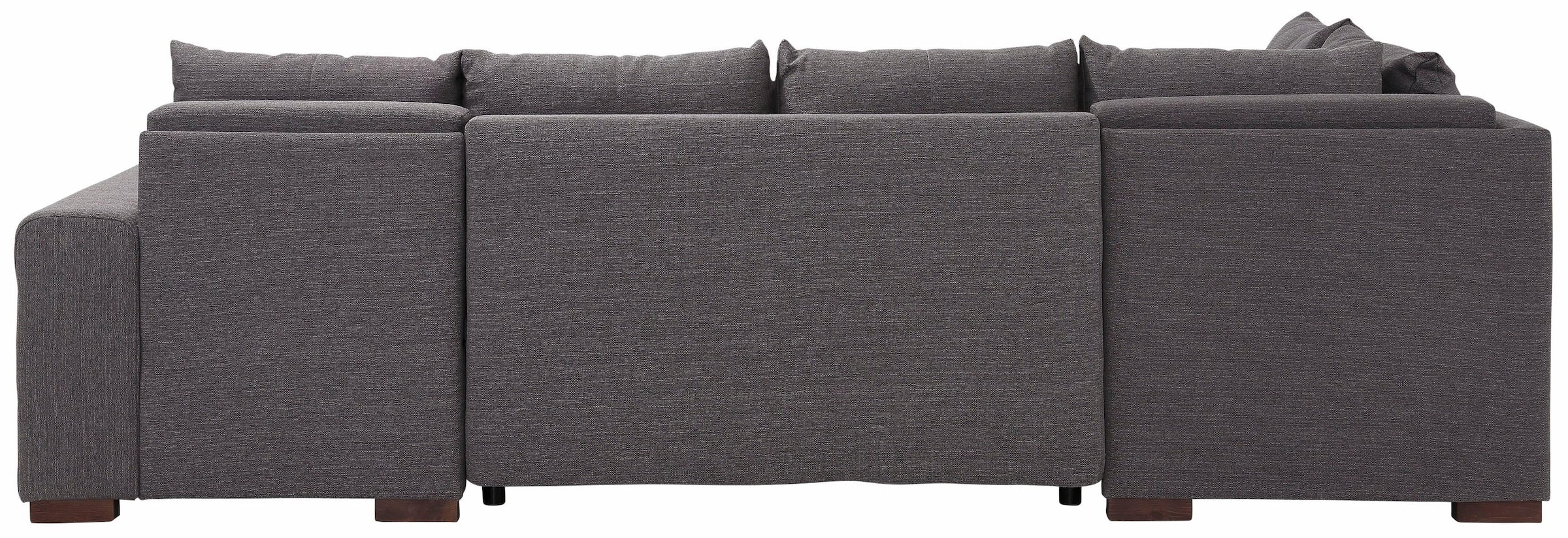 Home affaire Wohnlandschaft »Viborg U-Form«, mit Regal in der Armlehne, wahlweise mit Bettfunktion
