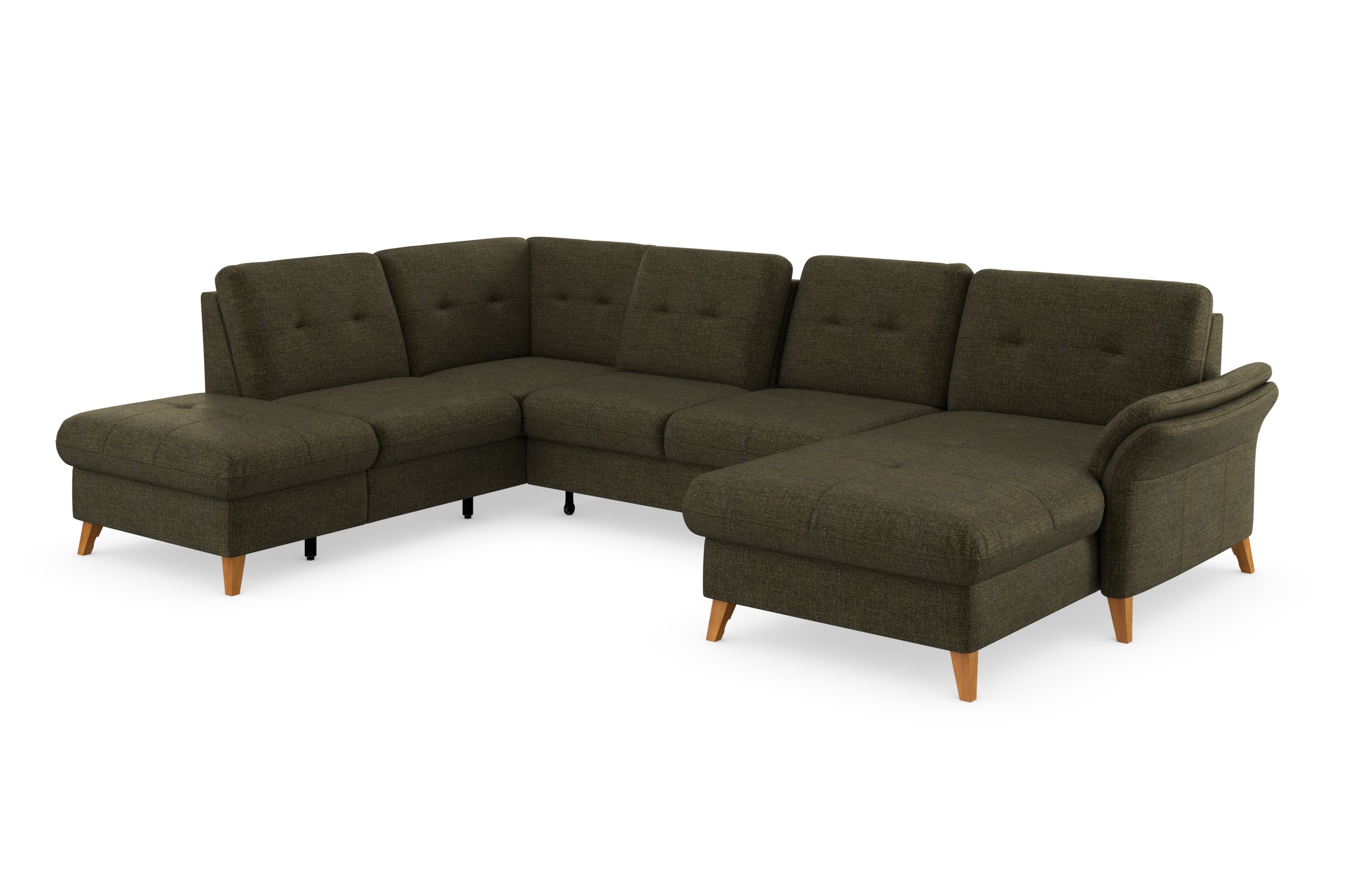sit&more Wohnlandschaft »Göteborg«, inkl. Sitztiefenverstellung, wahlweise mit Bettfunktion & Bettkasten