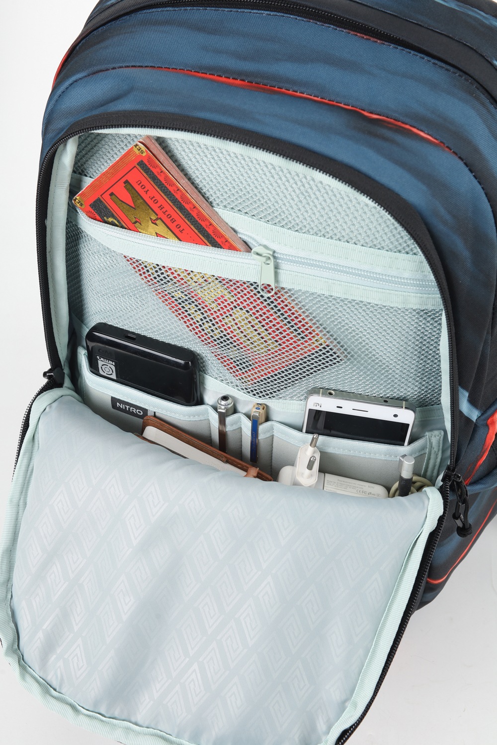 NITRO Freizeitrucksack »Future Hero«, Schulrucksack Freizeitrucksack Laptoprucksack Mäppchen