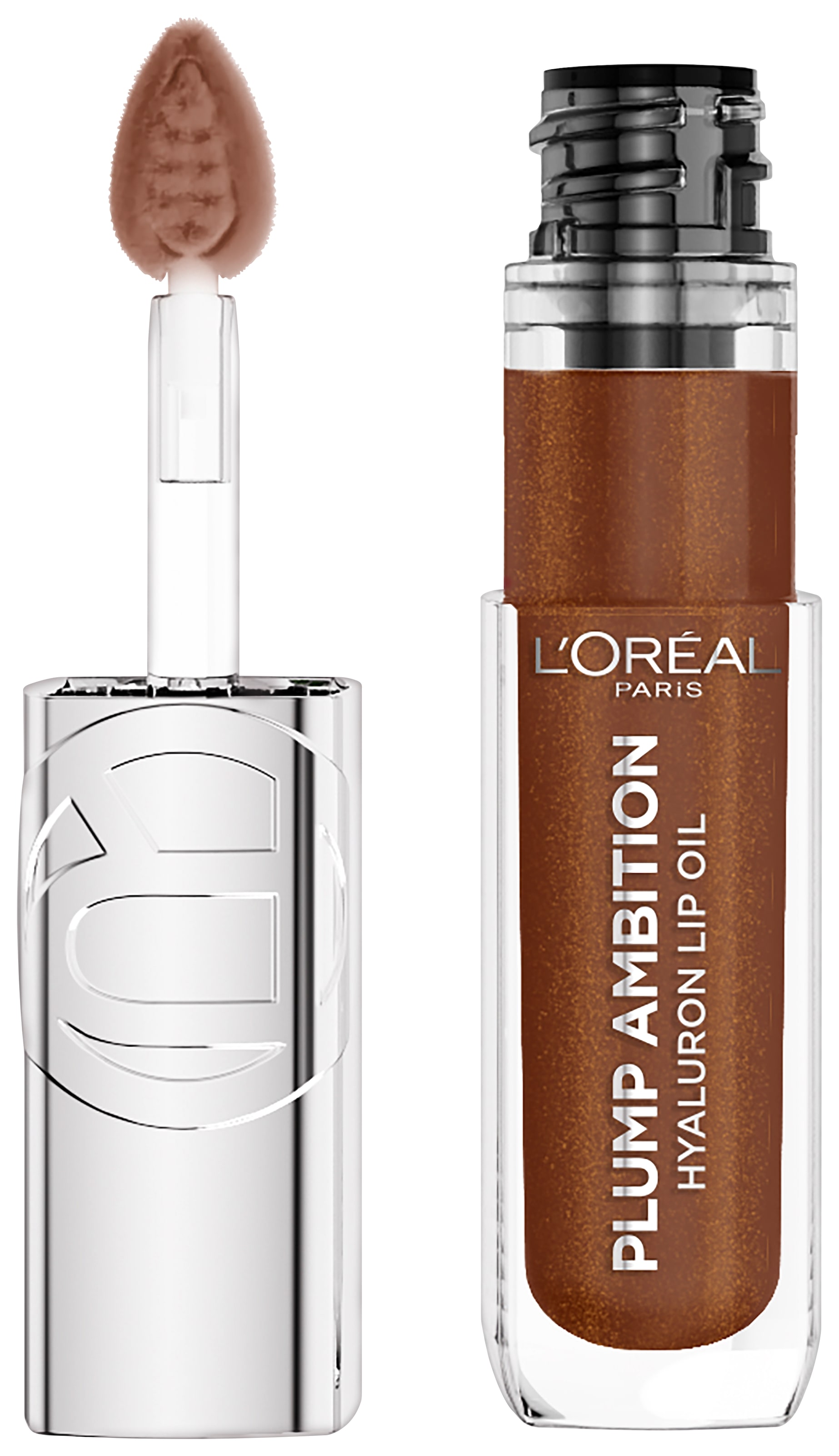L'ORÉAL PARIS Lipgloss »PARADISE PLUMP AMBITION HYALURON LIP OIL« mit Hyaluronsäure und Tripeptiden, ohne zu kleben