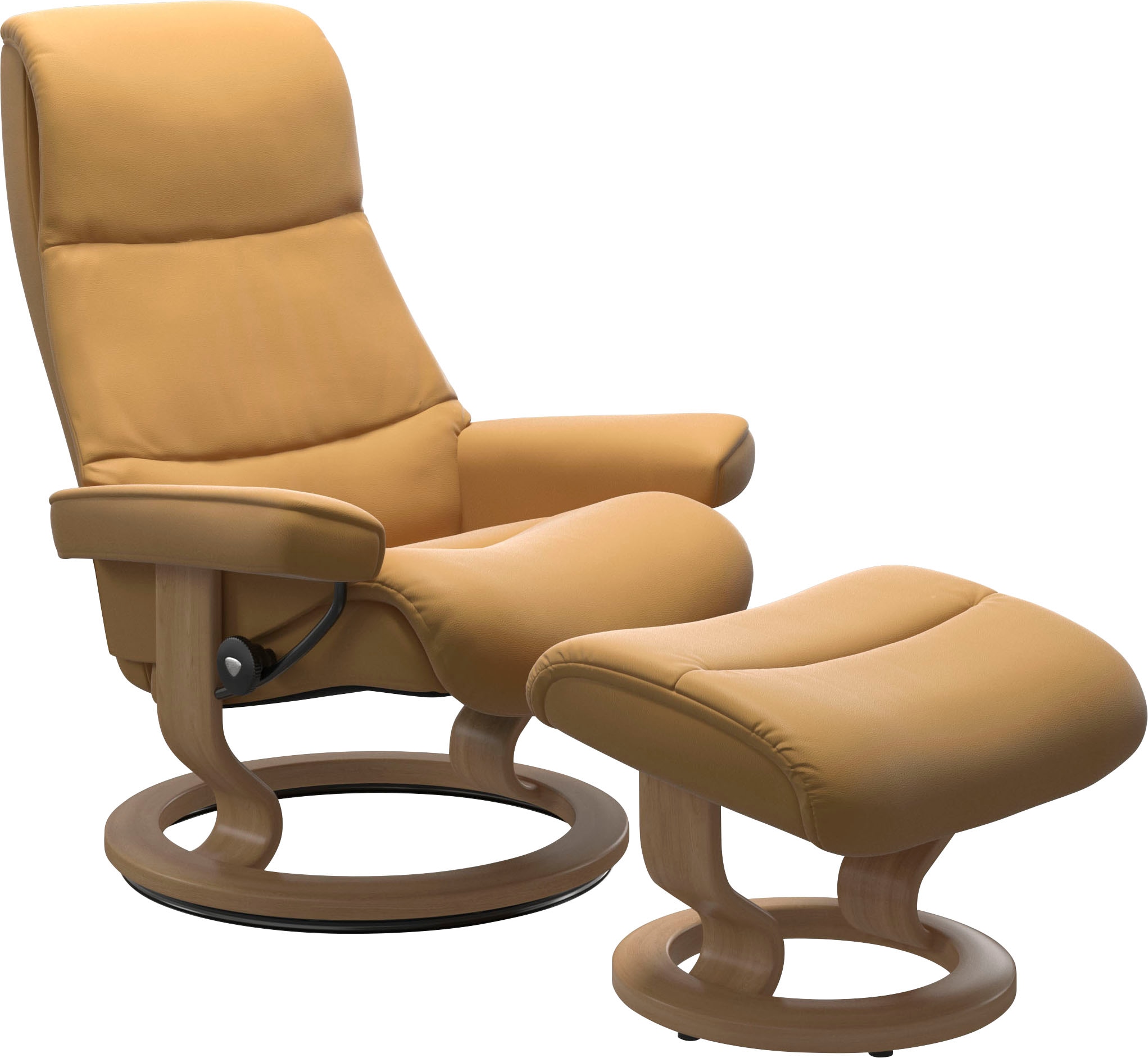 Stressless® Relaxsessel »View« Set, Relaxsessel mit Hocker, mit Classic Bas günstig online kaufen
