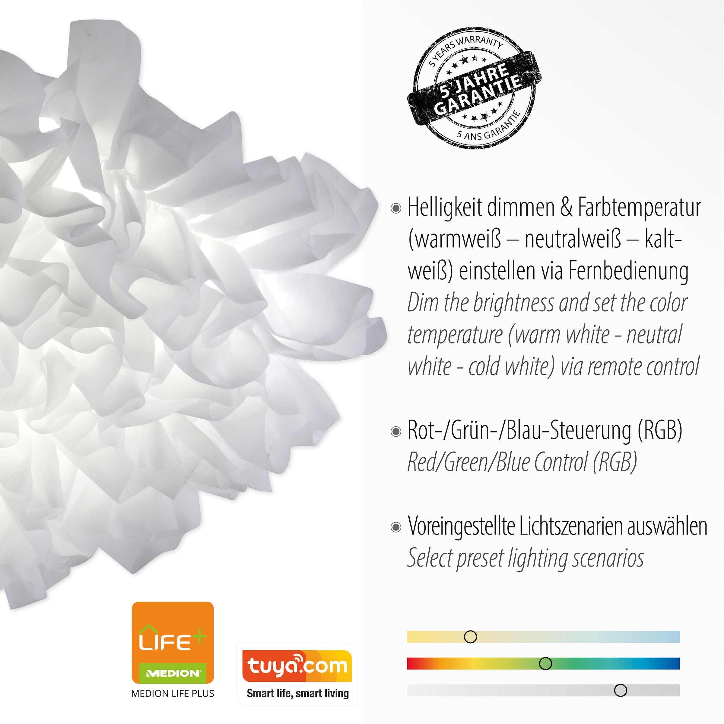 Leuchten Direkt LED Deckenleuchte auf 1 flammig-flammig, LED-Beleuchtung »Ls-NAOMI«, Raten Mit kaufen