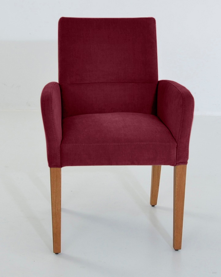 K+W Komfort & Wohnen Armlehnstuhl »GOBY« () 4-Fuß-Armlehnenstuhl mit Füßen günstig online kaufen