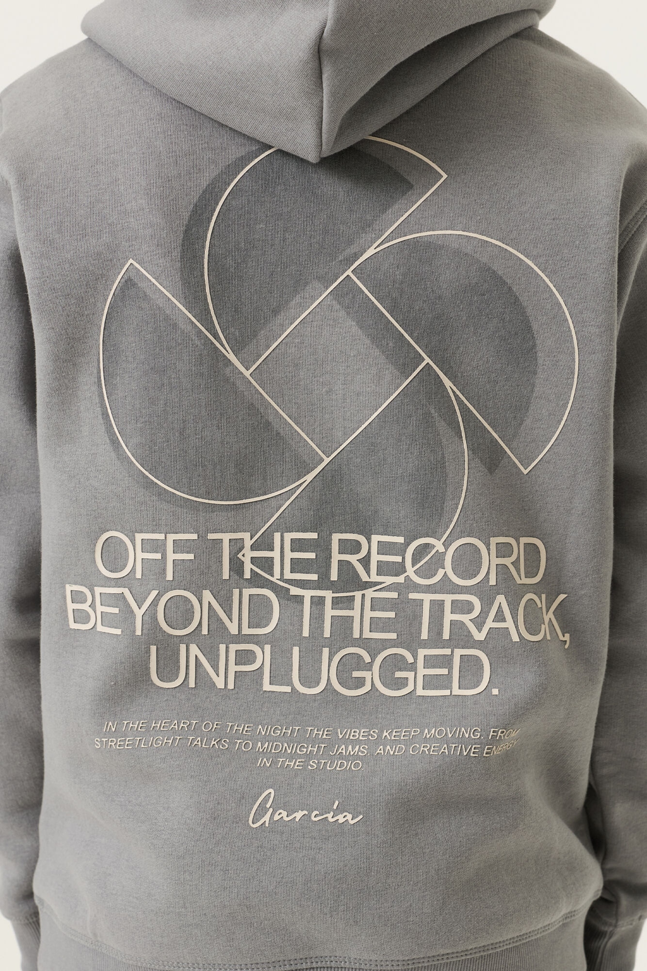 Garcia Hoodie , Rückseite plakativ bedruckt
