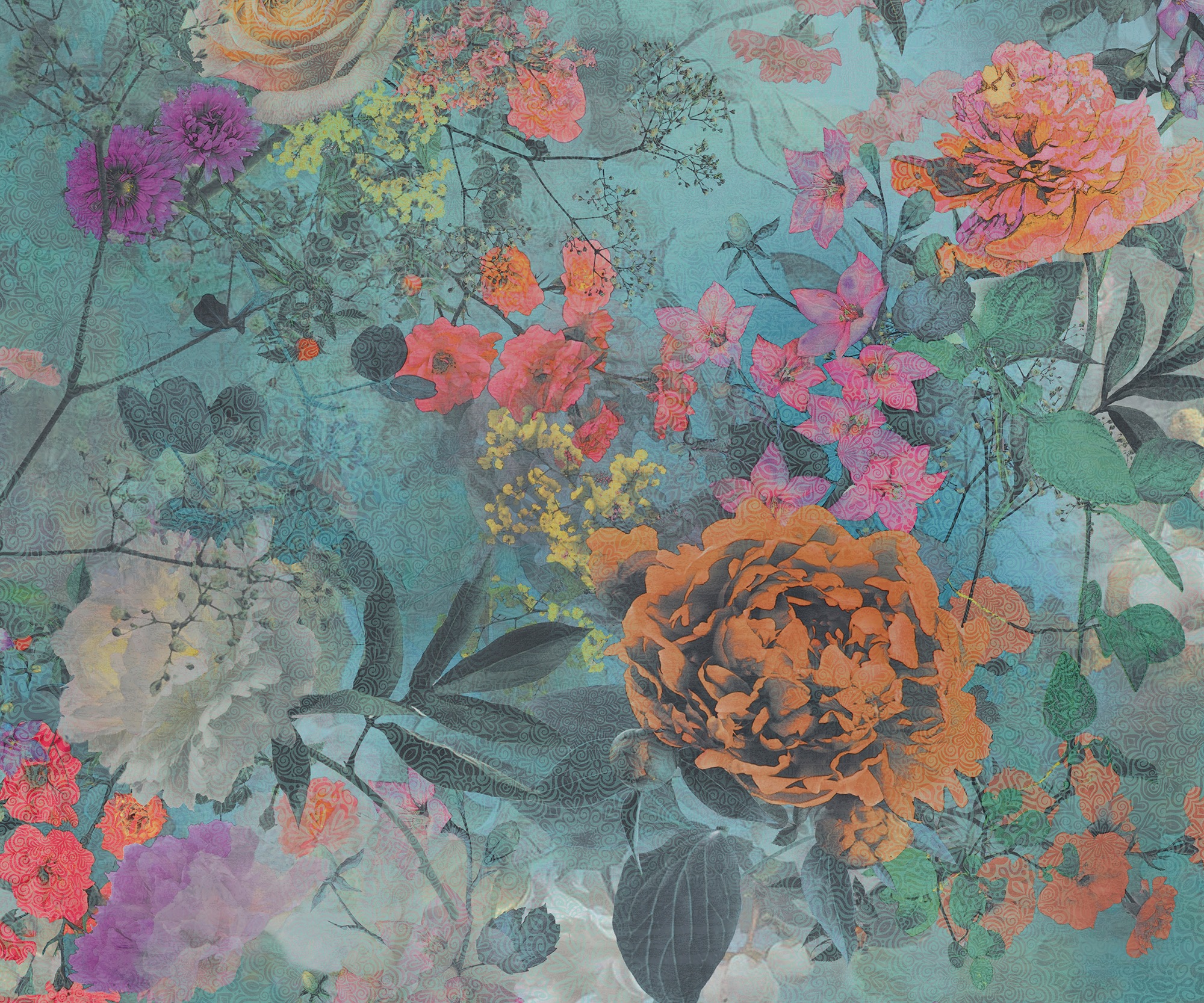 Architects Paper Fototapete »Atelier 47 Colour Plants 2« floral glatt Vlies günstig online kaufen