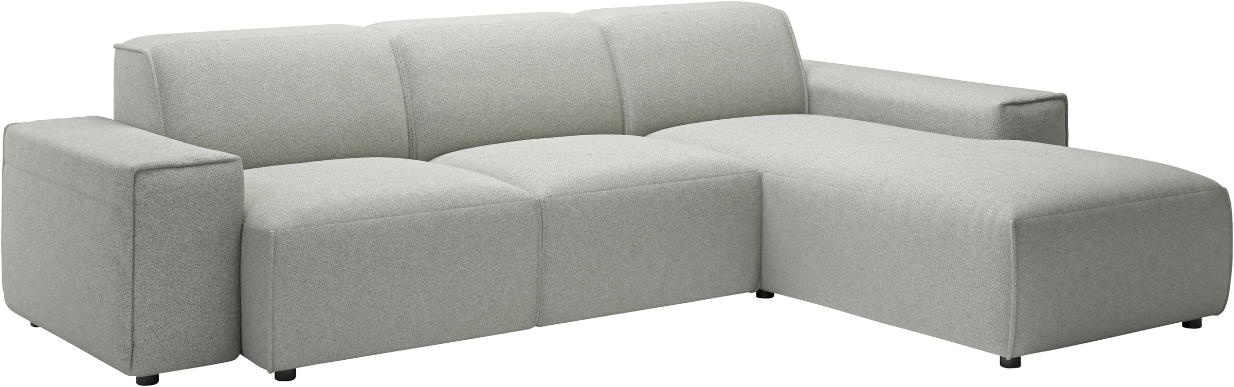 andas Ecksofa »Glimminge L-Form auch in Breitcord, Feincord + Easy care-Bezug,«, Breite 264, Zierkissen