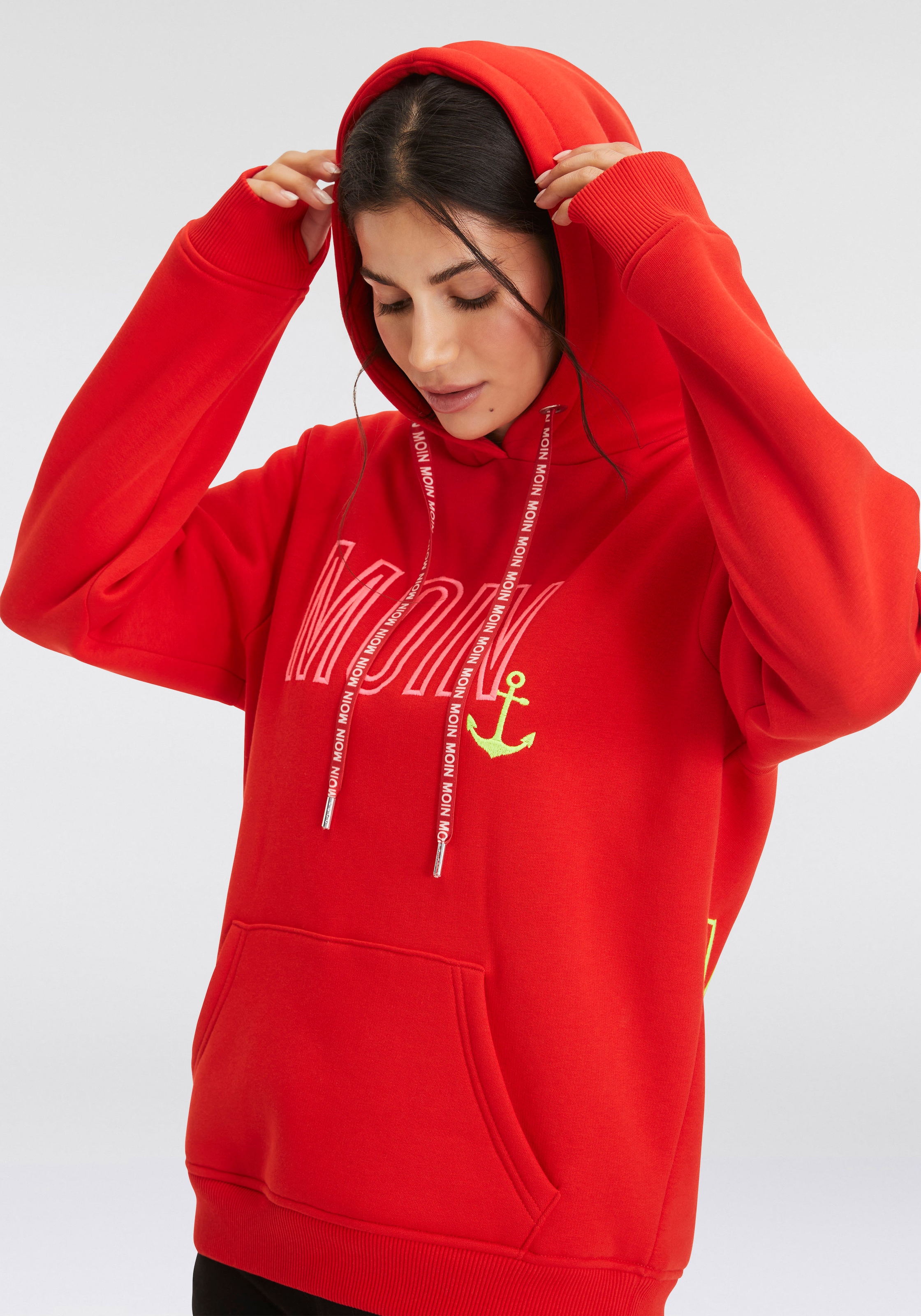 Zwillingsherz Hoodie »Limited Edition«, Langarm, Kapuze, Anker Motiv, exklusiv bei Otto
