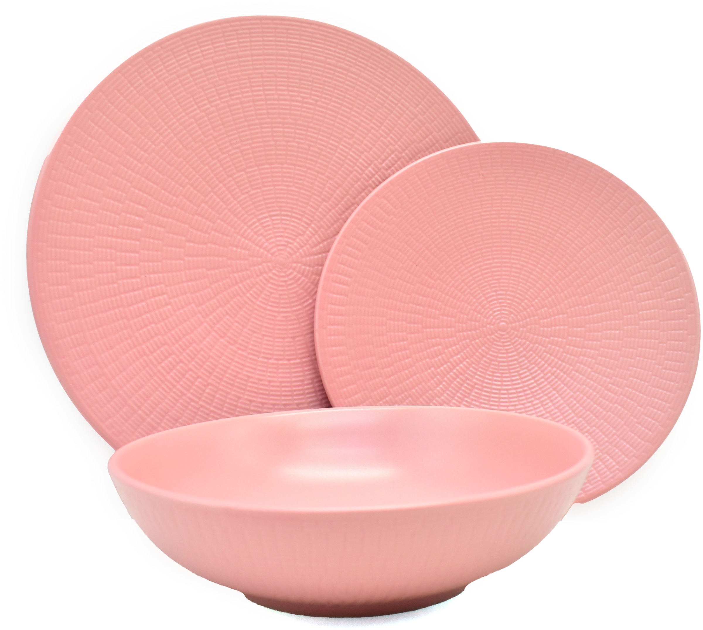 ECHTWERK Tafelservice »Blanka Nature-Design«, (Set, 18 tlg.), mit Struktur günstig online kaufen
