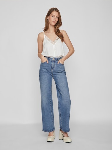 Vila Spaghettitop »VICAVA V-NECK LACE SINGLET- NOOS«