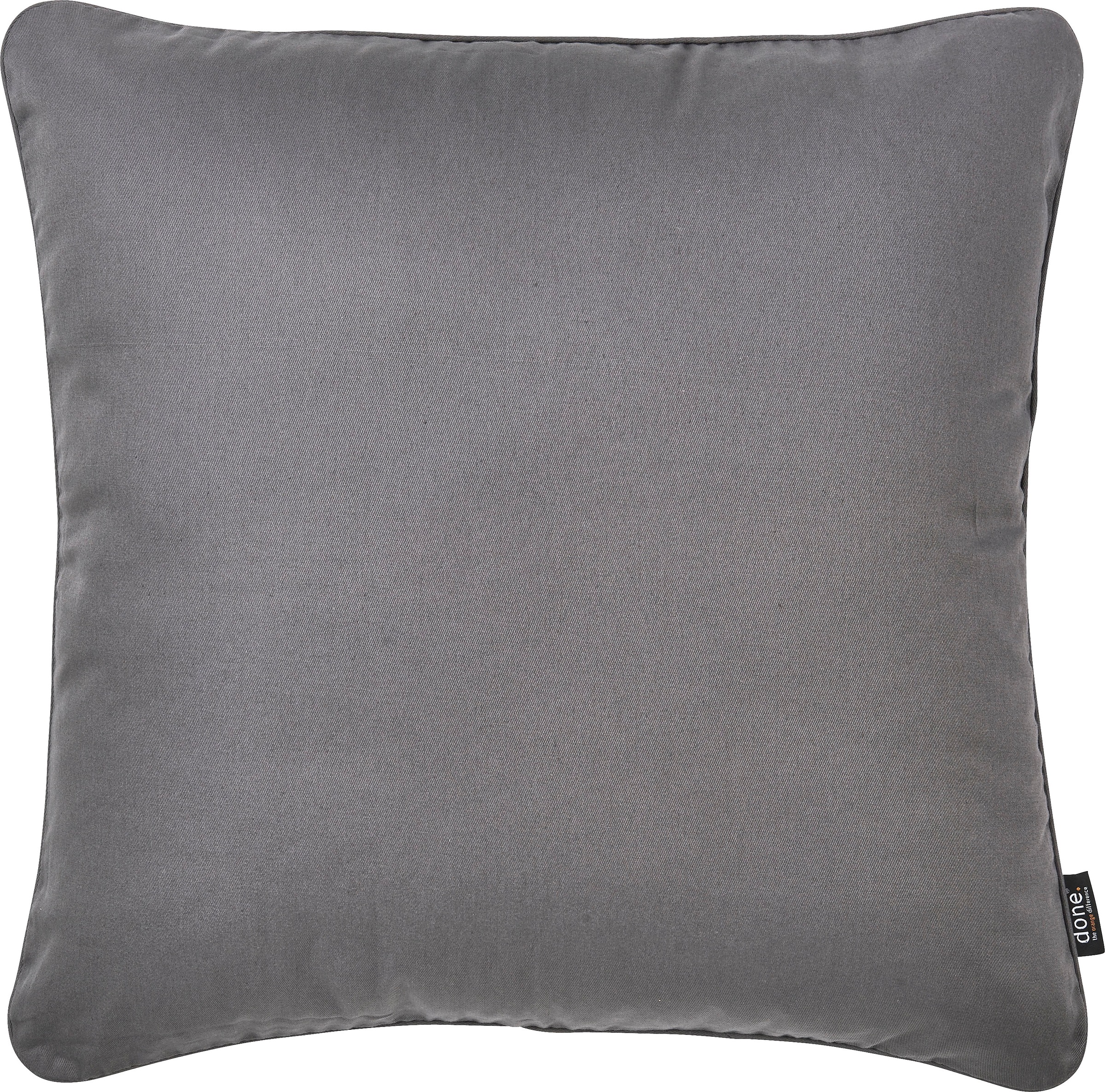 done. Dekokissen "Uni" unifarben, Reißverschluss, Kissenhüle ohne Füllung, günstig online kaufen