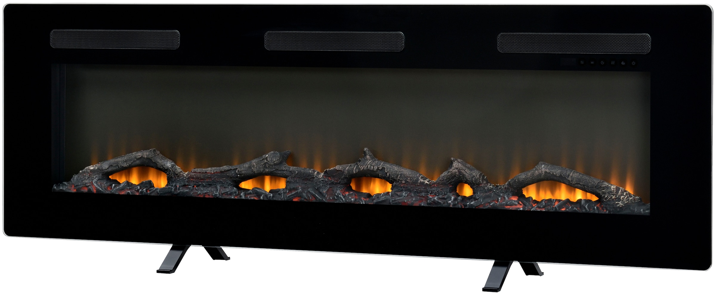 Dimplex Elektrokamin »Sierra 60"«, schwarz,mit Heizung, Fernbedienung, App, Optiflame® Flammeneffekt