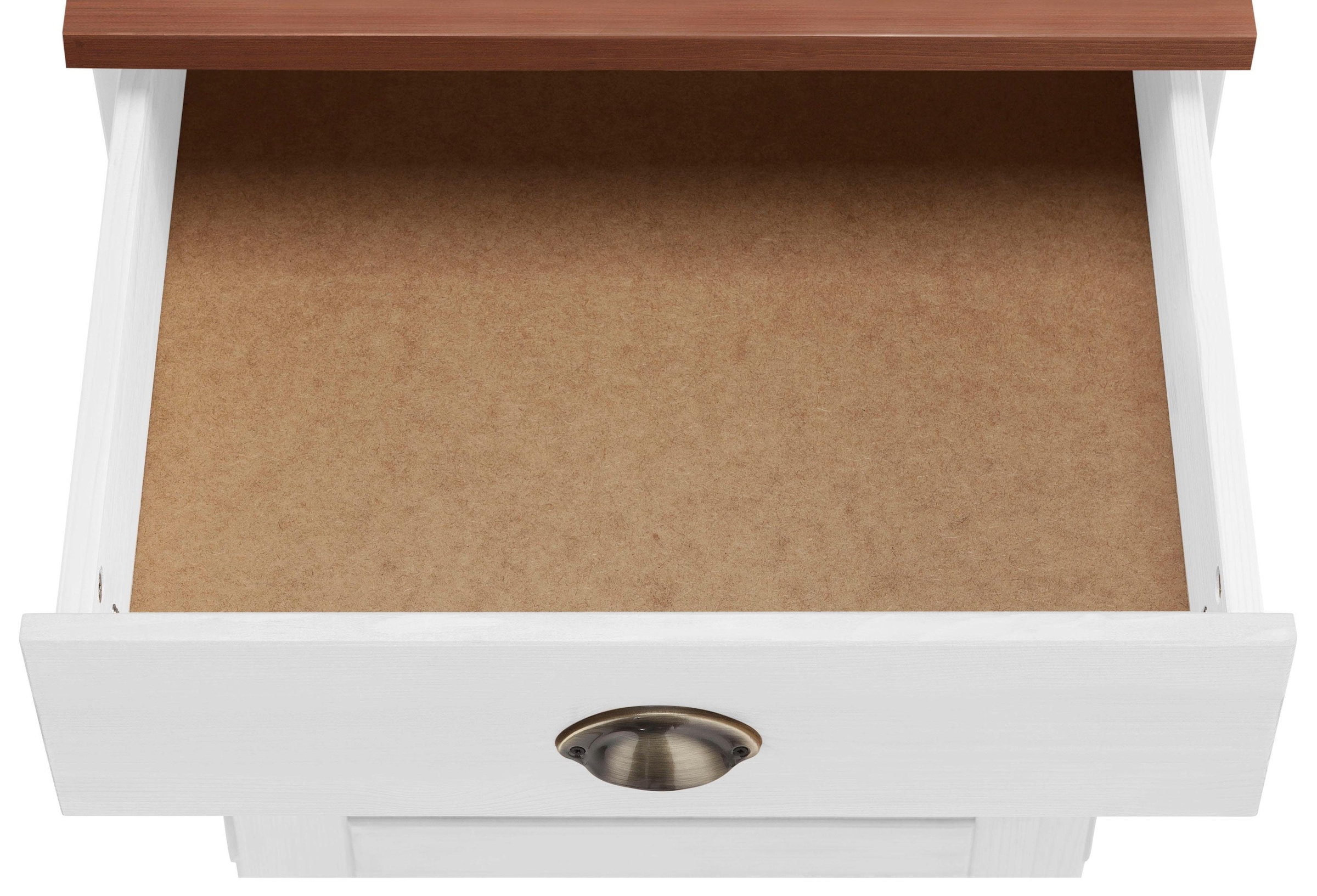 Home affaire Unterschrank »Oslo«, 50 cm breit, in 2 Tiefen, mit 23 mm Arbeitsplatte, 3 Schubladen