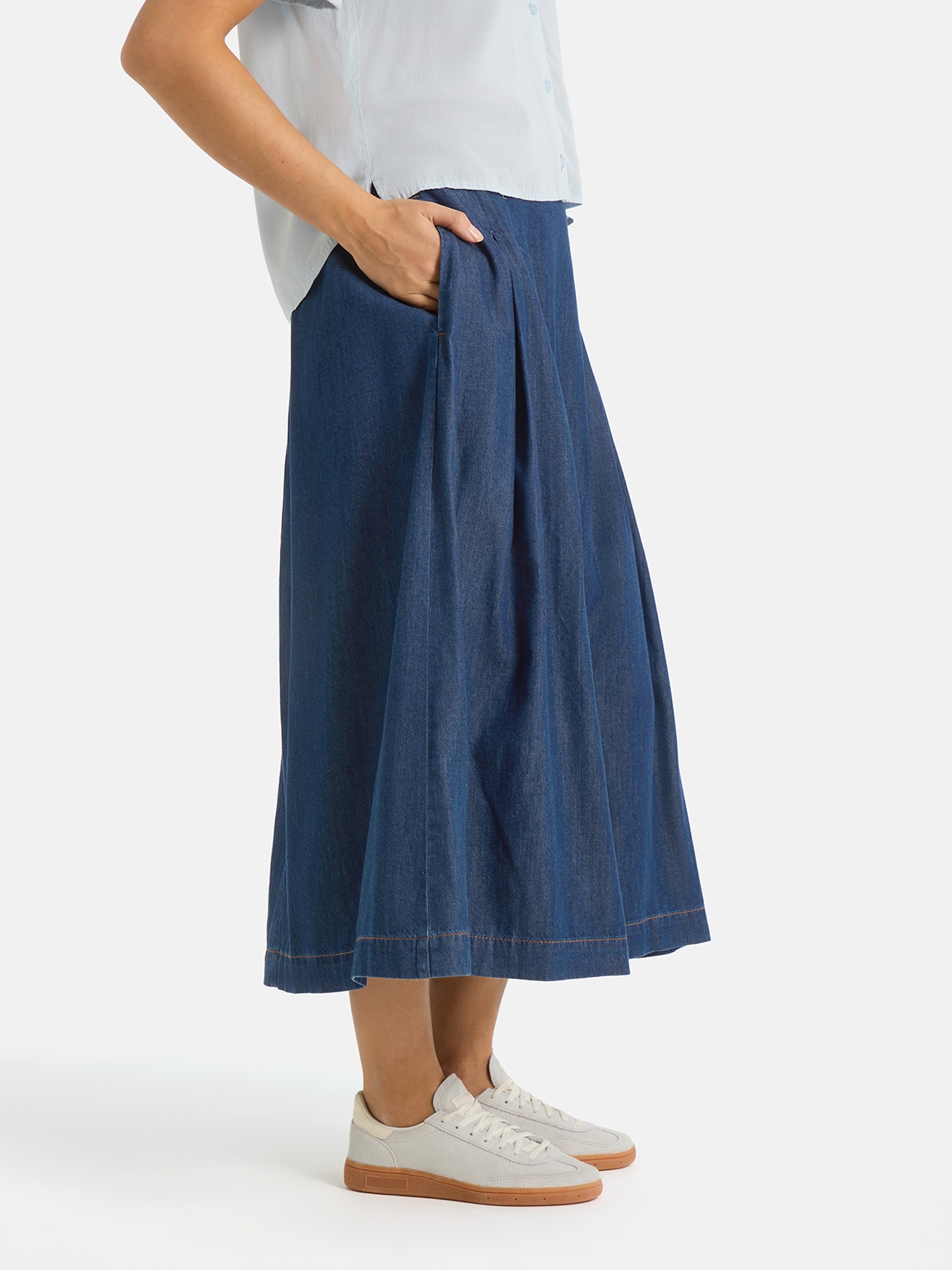 Lieblingsstück Midirock »PrittL« mit Faltenwurf