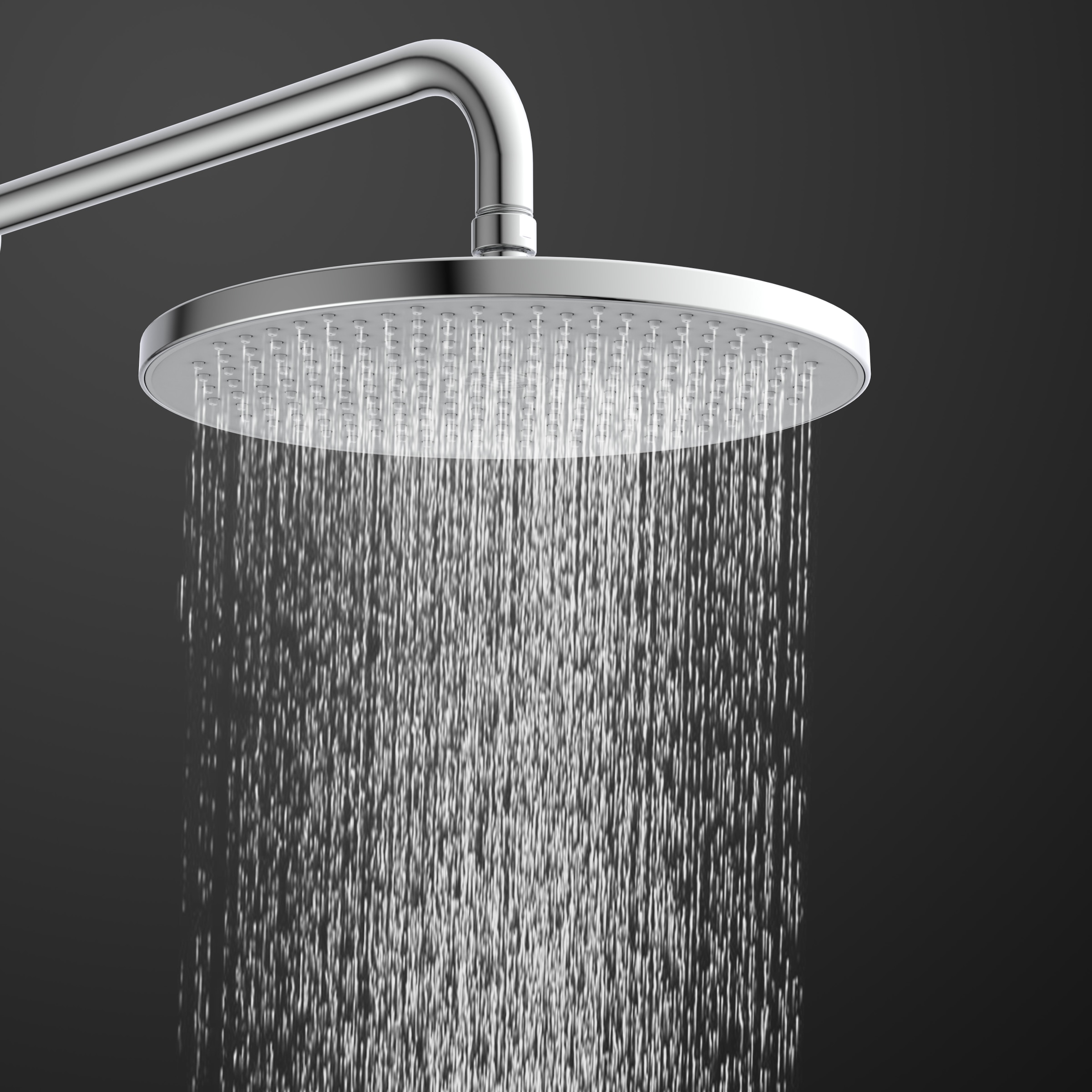 Schütte Brausegarnitur »KARIBIK« Brause-Komplettset, schwarz matt, für die Dusche, Überkopfbrauseset