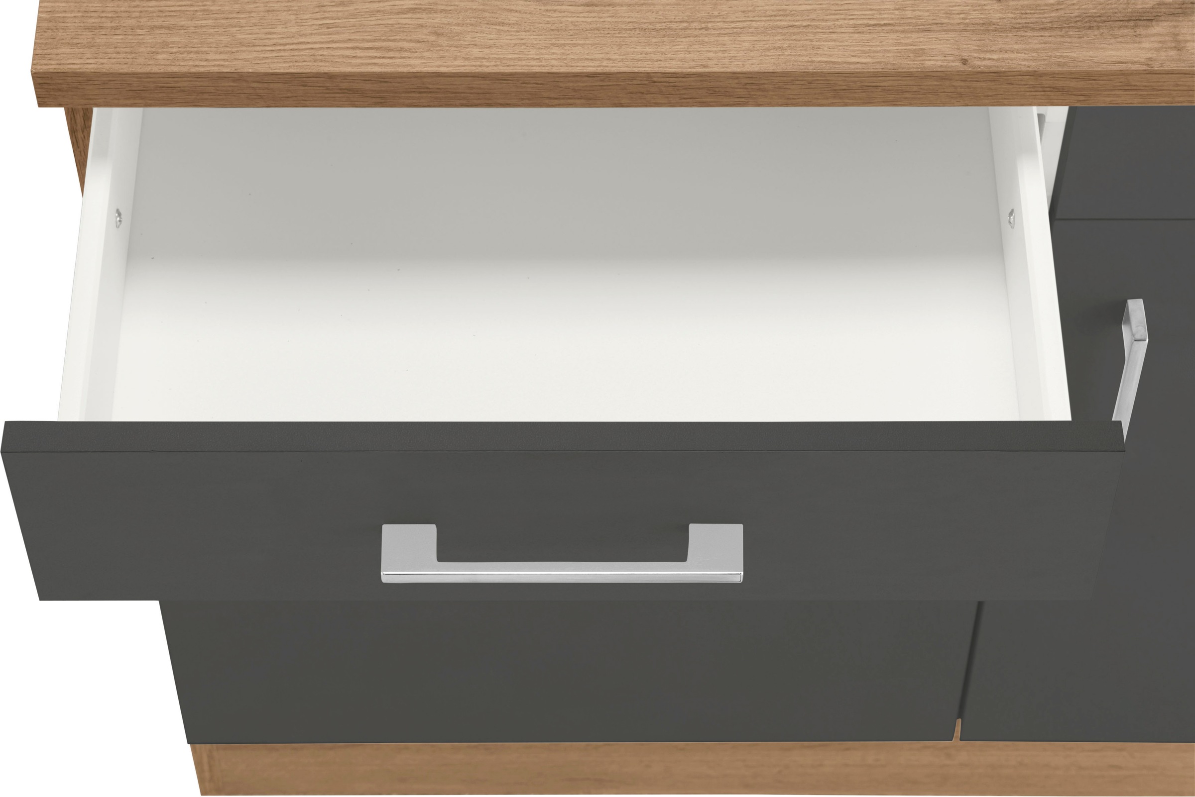 KOCHSTATION Küchenzeile »KS-Colmar«, mit E-Geräten, Breite 210 cm