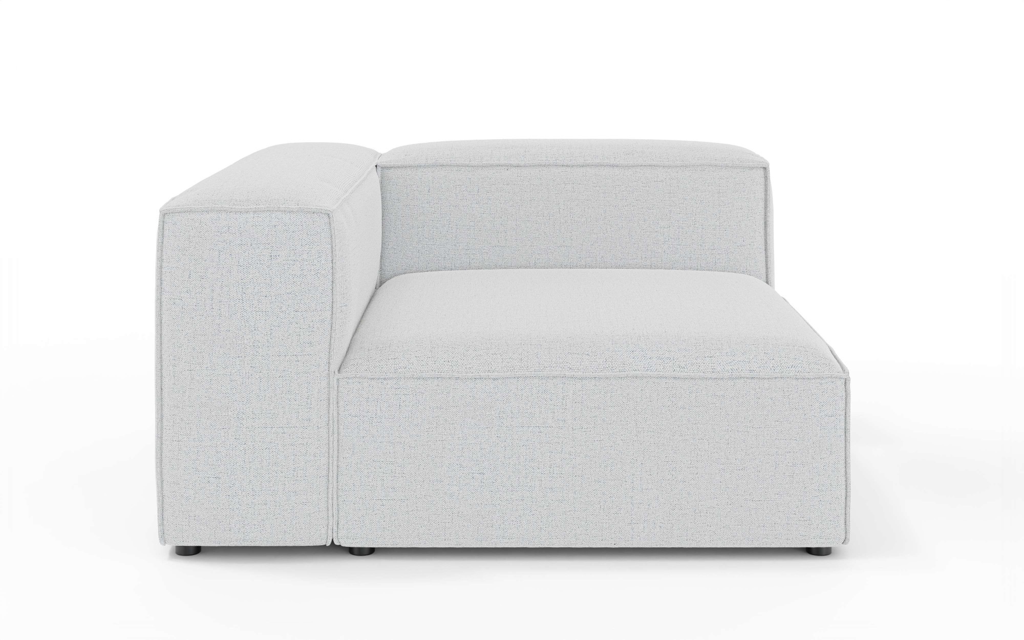 INOSIGN Ottomane »HAILY links/rechts bestellbar, Loungemöbel, Maße B/T/H: 130/130/72 cm«, als Modul oder separat verwendbar, für individuelle Zusammenstellung
