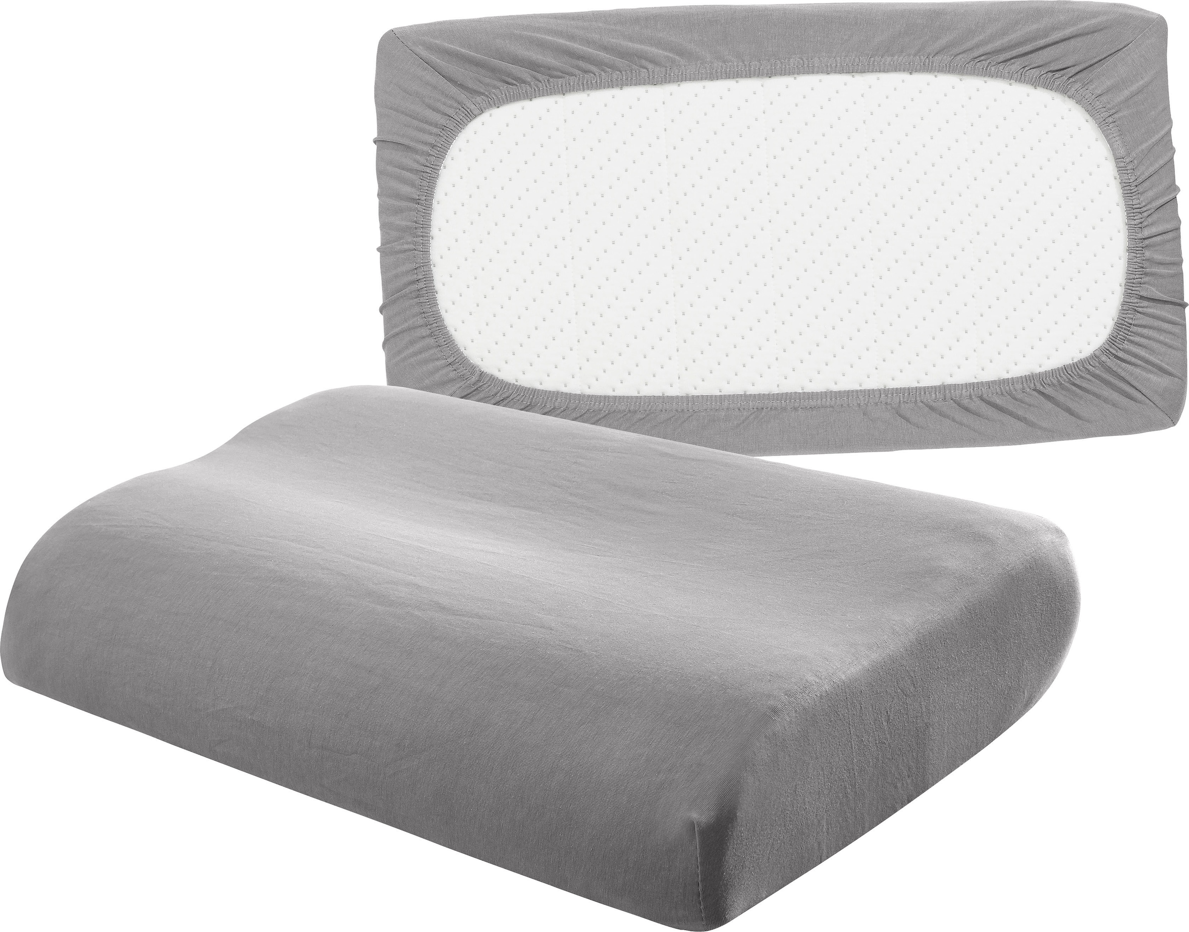 bellana Kissenbezug »Universal Jersey«, (2 St.), passend für Nackenstützkis günstig online kaufen