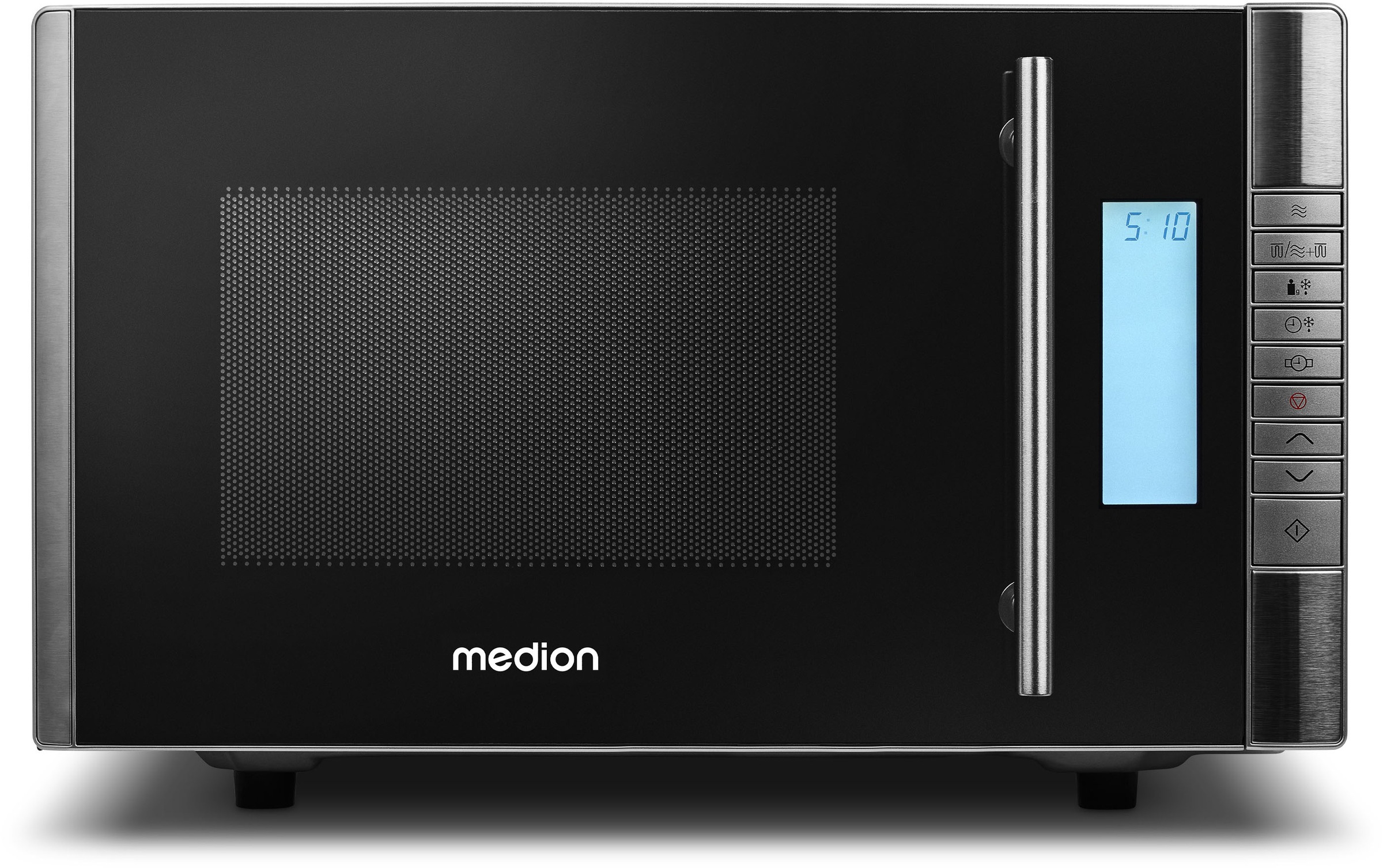 Medion® Mikrowelle »MD 14482 mit Grillfunktion, Timerfunktion, 20 L Kapazität«, Mikrowelle-Grill, 800 W, 5 Leistungsstufen, 8 Automatikprogramme, Auftaufunktion