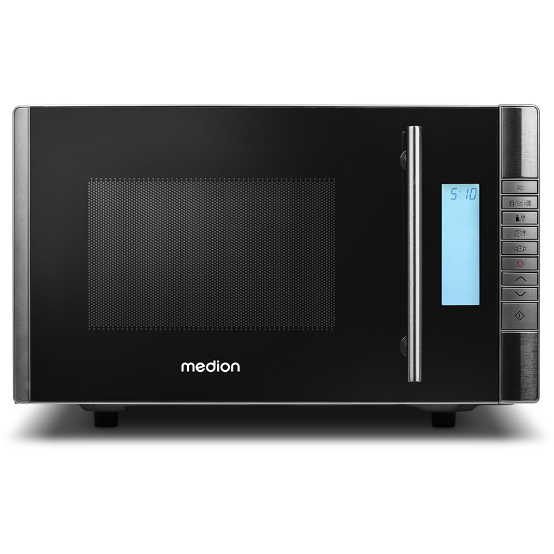 MEDION Mikrowelle »MD 14482 mit Grillfunktion, Timerfunktion, 20 L Kapazität« Grill Mikrowelle 800 W 5 Leistungsstufen, 8 Automatikprogramme,...