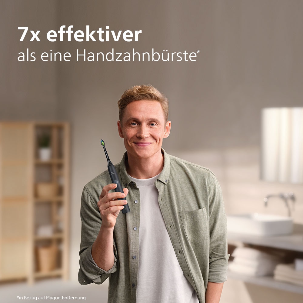 Philips Sonicare Elektrische Zahnbürste »ProtectiveClean 5100 HX6851/53«, 1 St. Aufsteckbürsten, mit Schalltechnologie, Andruckkontrolle