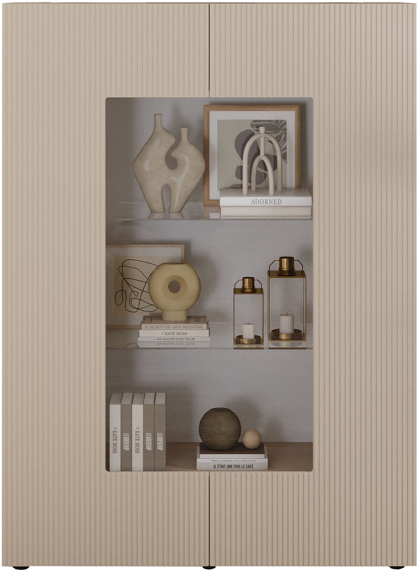 INOSIGN Vitrine »RIO, Höhe 166 cm, Hochschrank mit 2 Türen, Anrichte, Stand günstig online kaufen