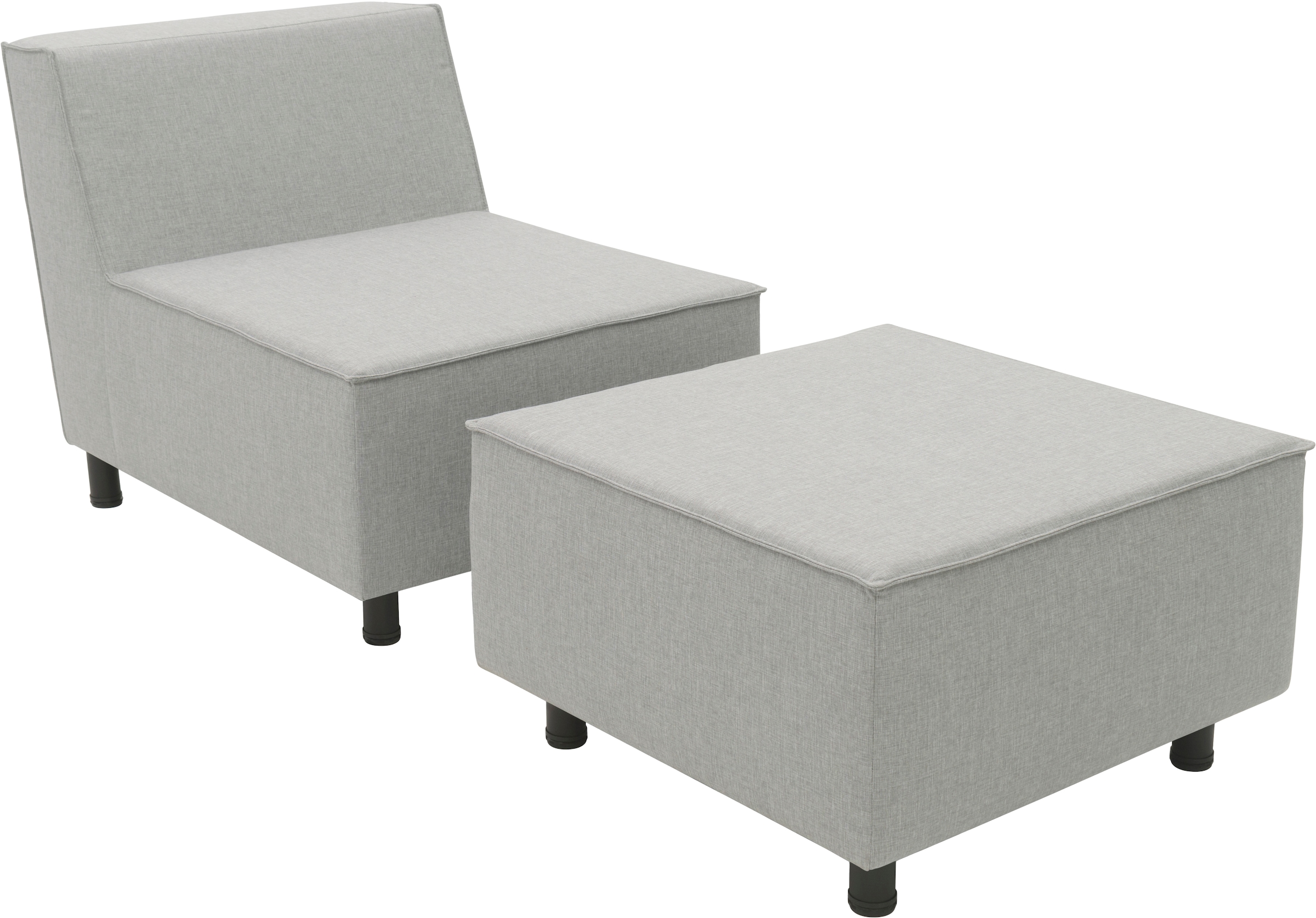 DOMO collection Sofaelement »Sonna, individuell zusammenstellbar«, Einzelelemente für Terrasse, Garten und Balkon, speziell für Outdoor