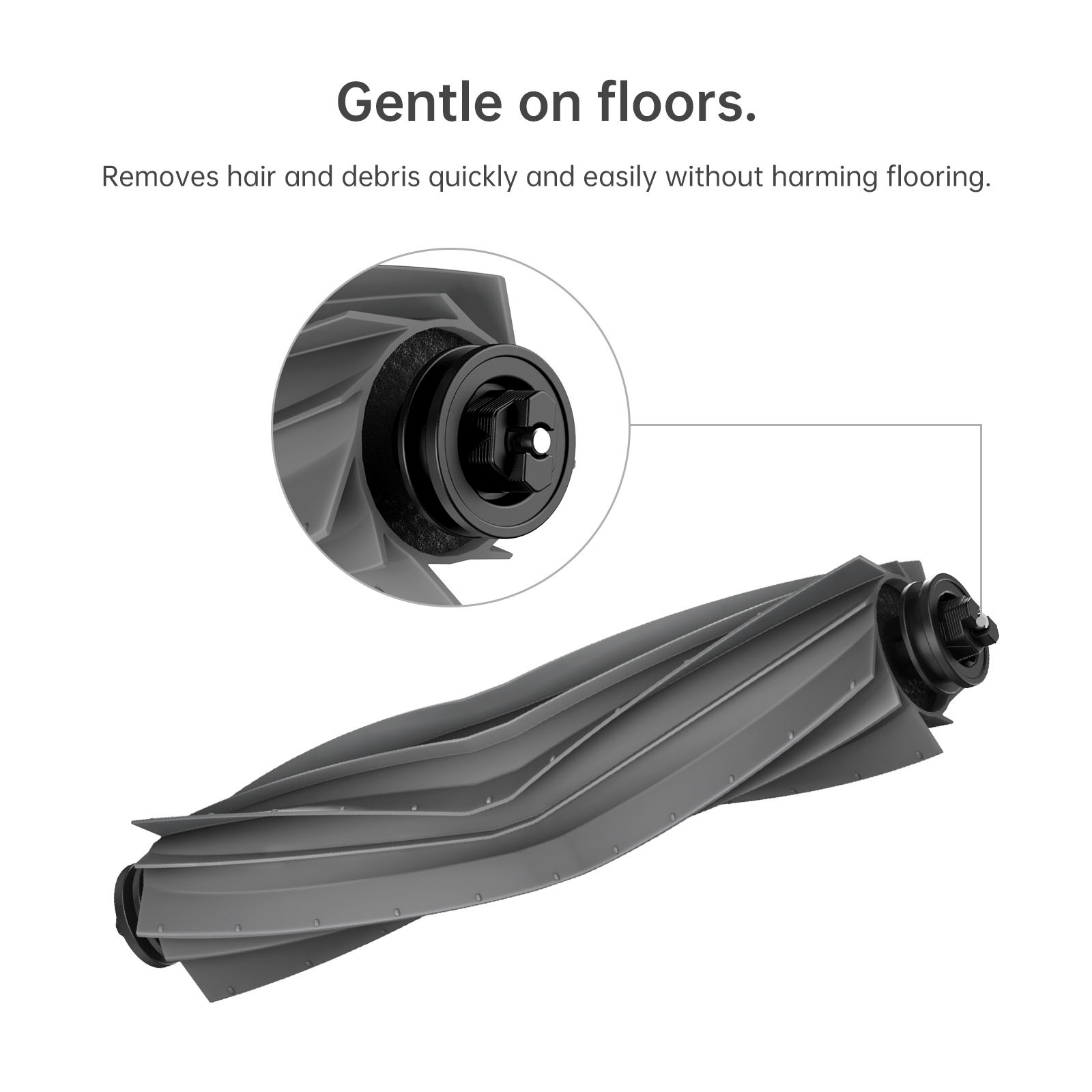 DREAME Reinigungsbürsten-Set »L10(s) Ultra Zubehörkit« aus Gummi Kunststoff schwarz