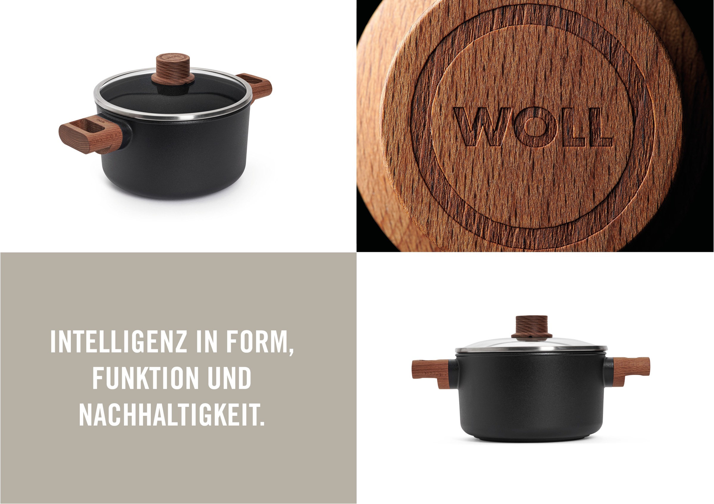 WOLL Kochtopf »Eco Logic QXR Gusstopf« 1 Stk. tlg. Aluminium