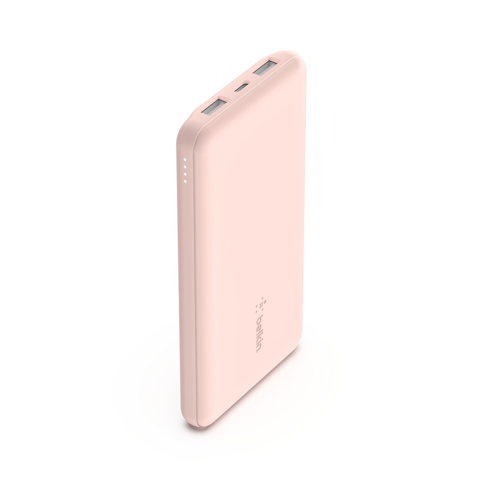 Belkin Powerbank »BoostCharge 10.000mAh Powerbank 15 Watt zum Laden von 3 Geräten«, 10000 mAh, 1x USB-C, 2x USB-A, Power für bis zu 40 Stunden