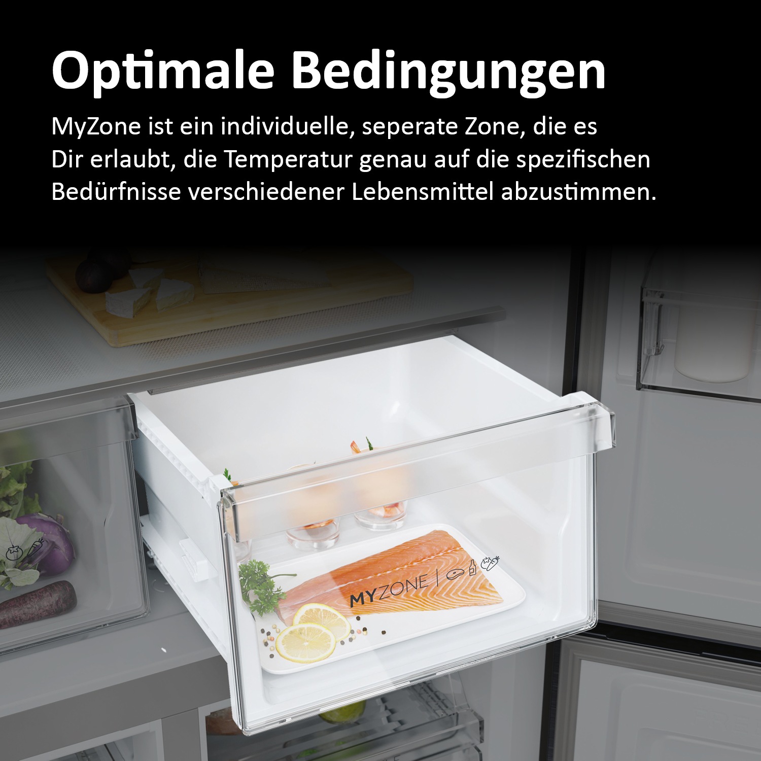 Haier Multi Door CUBE 90 SERIES 5 »HCR5919EHMP«, 190 cm hoch, 91 cm breit, Nutzinhalt: 525 Liter, Wasserdispenser