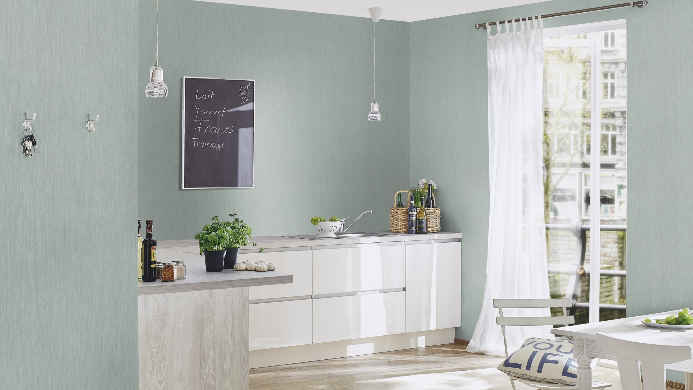 Rasch Vliestapete »Vliestapete Perfecto VI 844412« einfarbig strukturiert