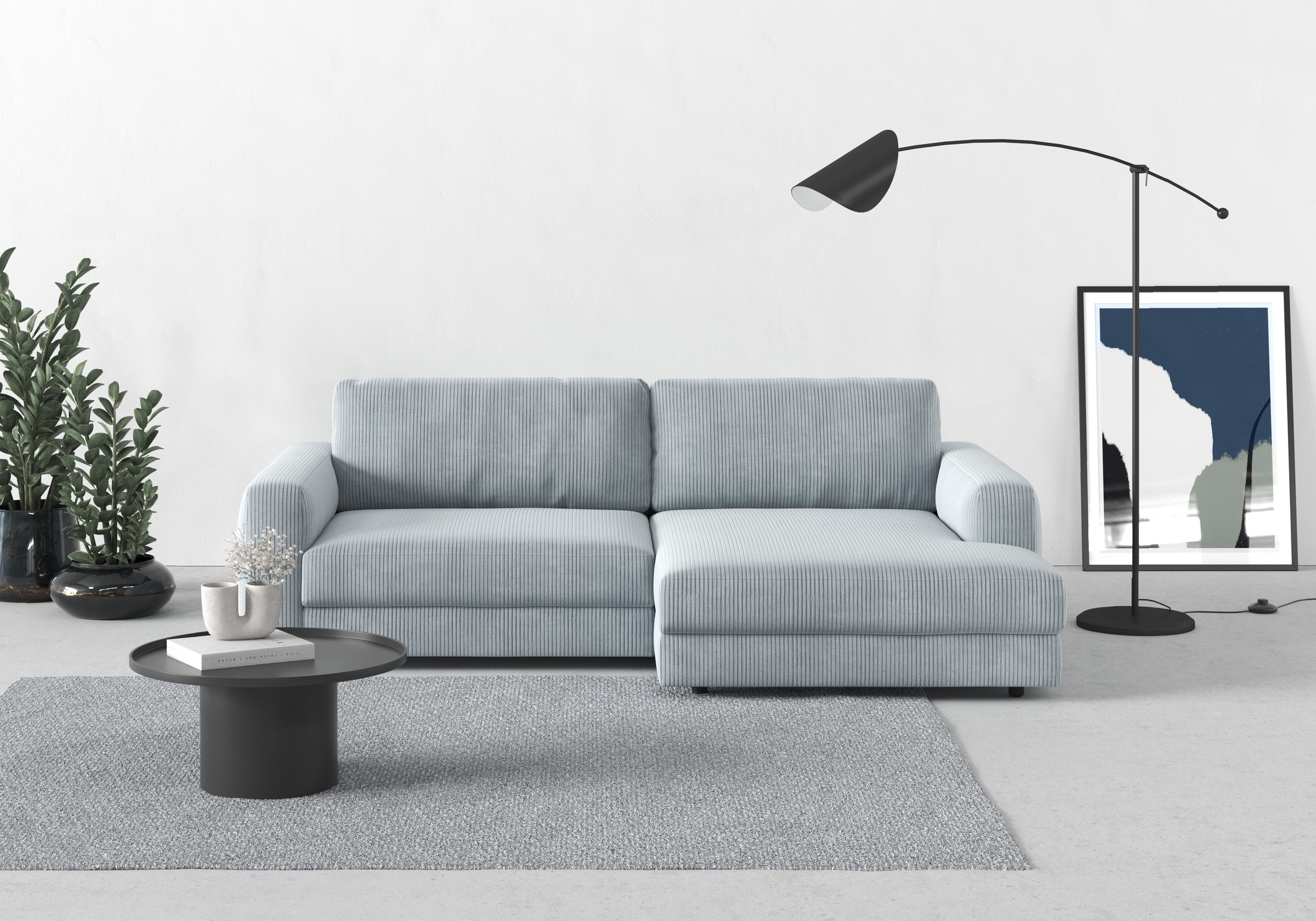 TRENDMANUFAKTUR Ecksofa »Bourbon«, (2 St.), mit extra hohem Sitzkomfort, au günstig online kaufen